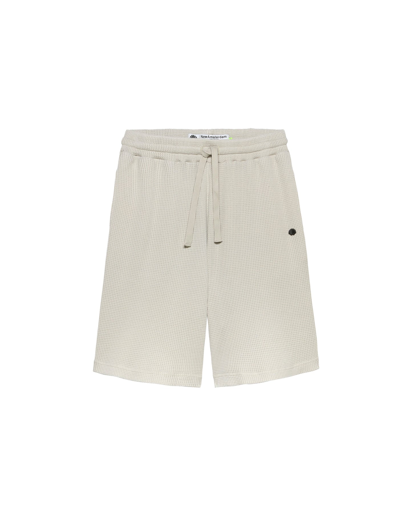 WAFFLE SHORTS WASHED GREY