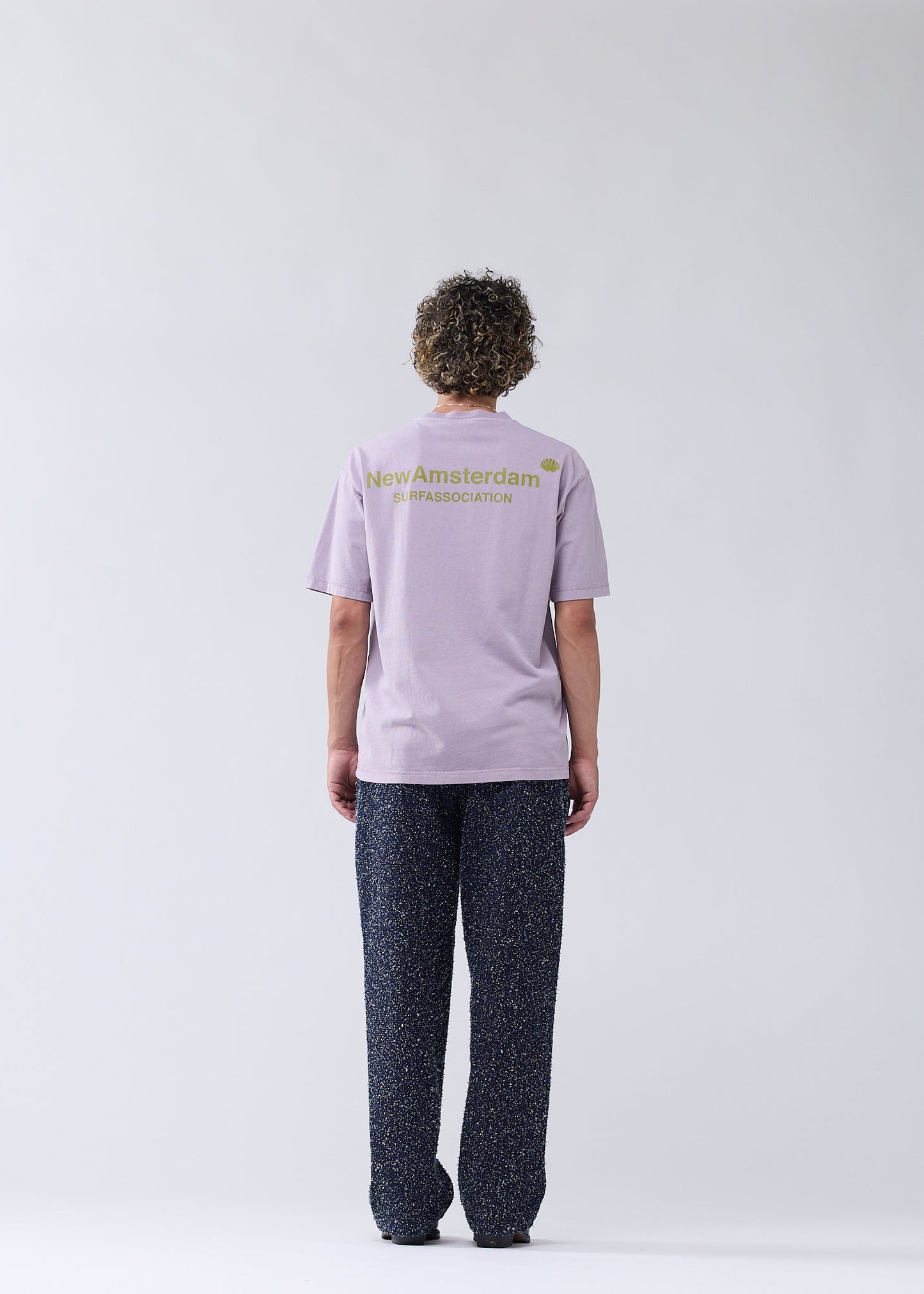 LOGO TEE SEA FOG/MOSS