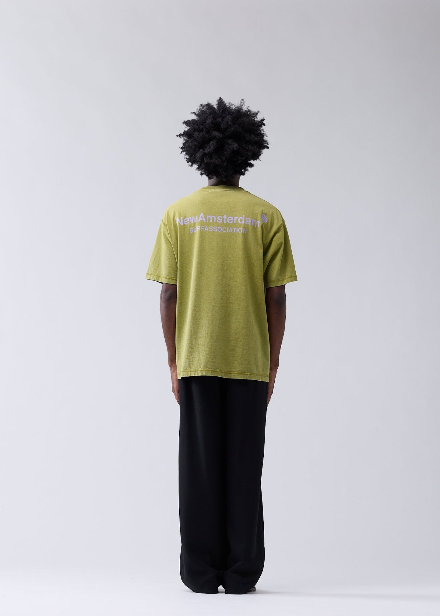 LOGO TEE MOSS/SEA FOG