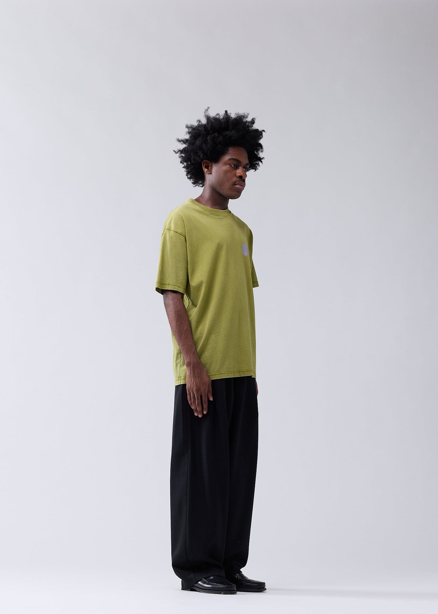 LOGO TEE MOSS/SEA FOG