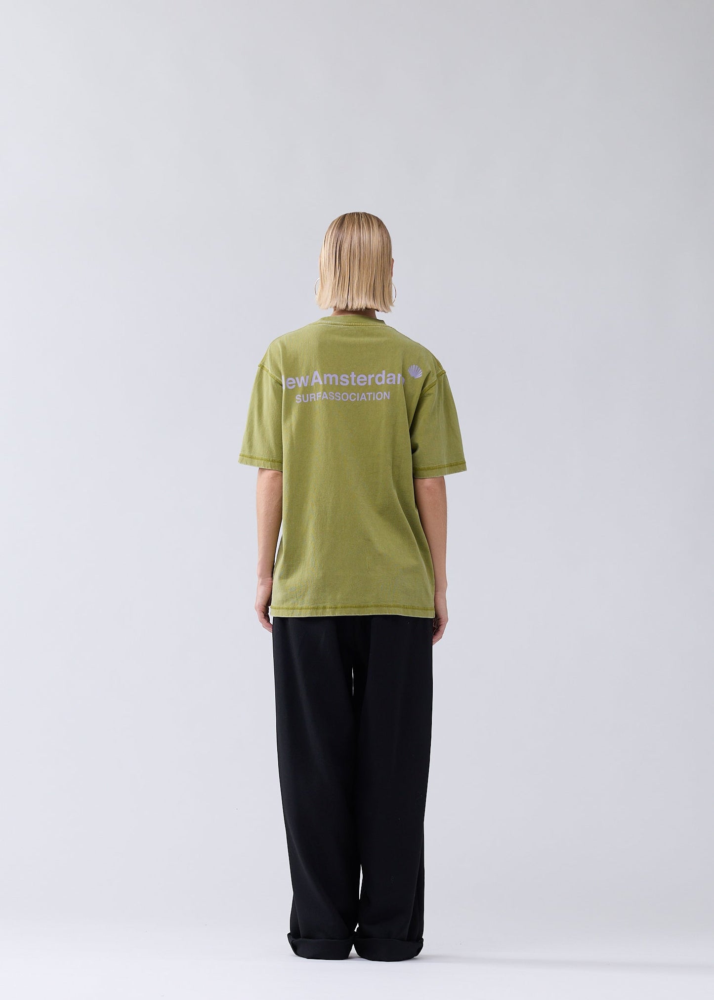 LOGO TEE MOSS/SEA FOG