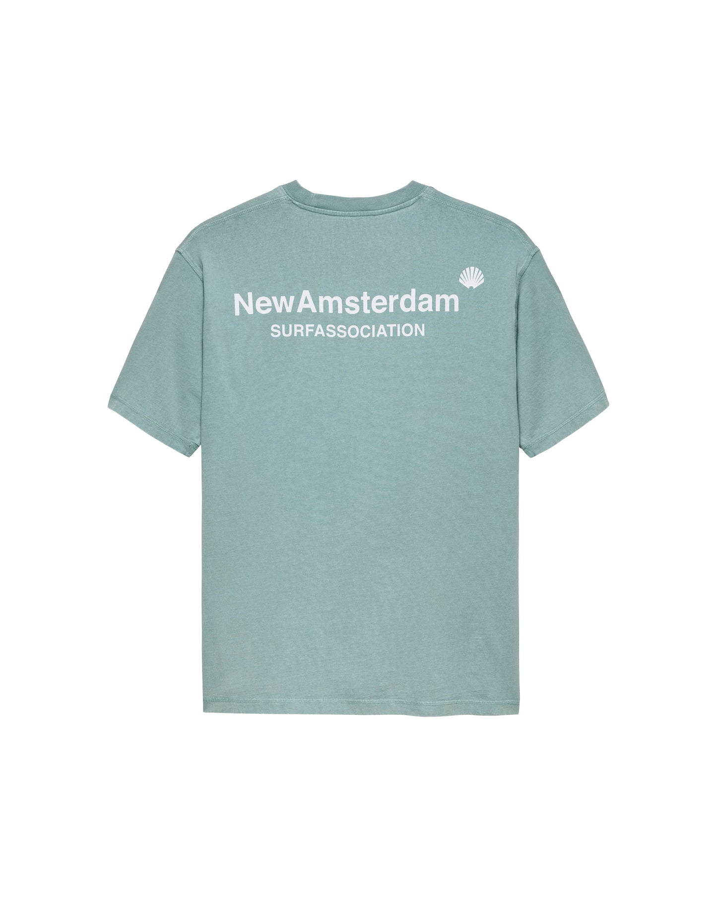LOGO TEE TEAL/WHITE