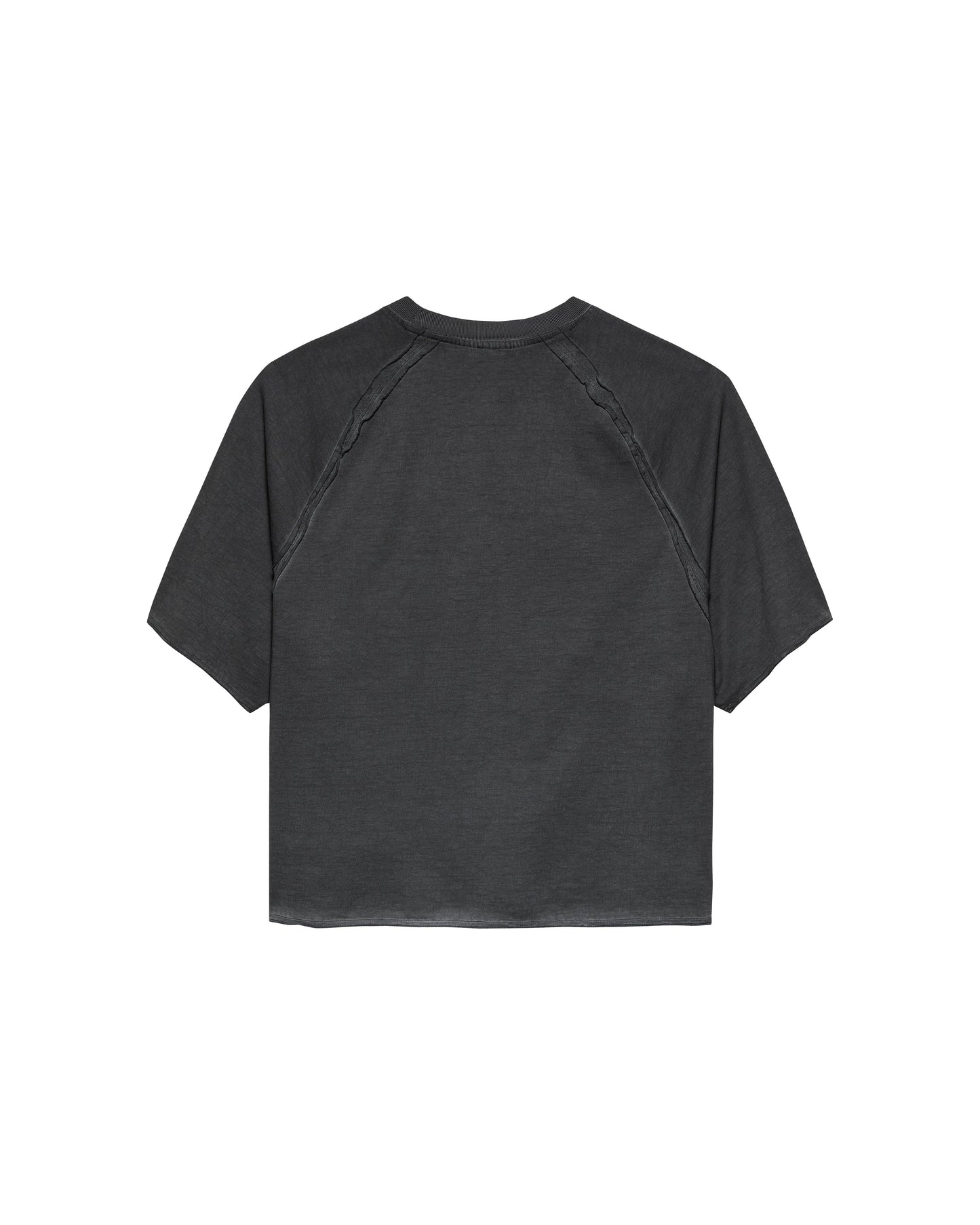 RAW EDGE TEE BLACK