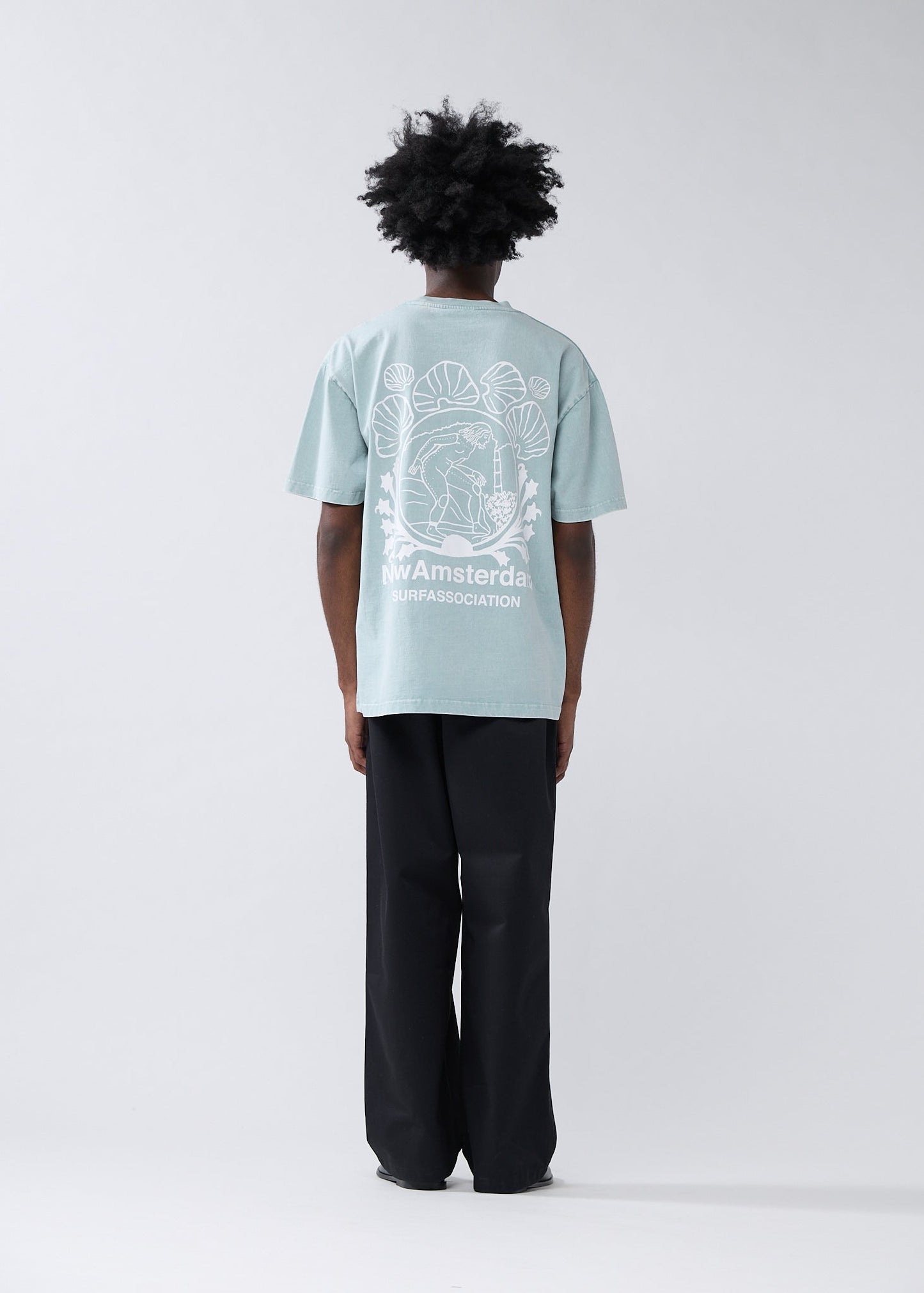 LOST SURFER TEE TEAL