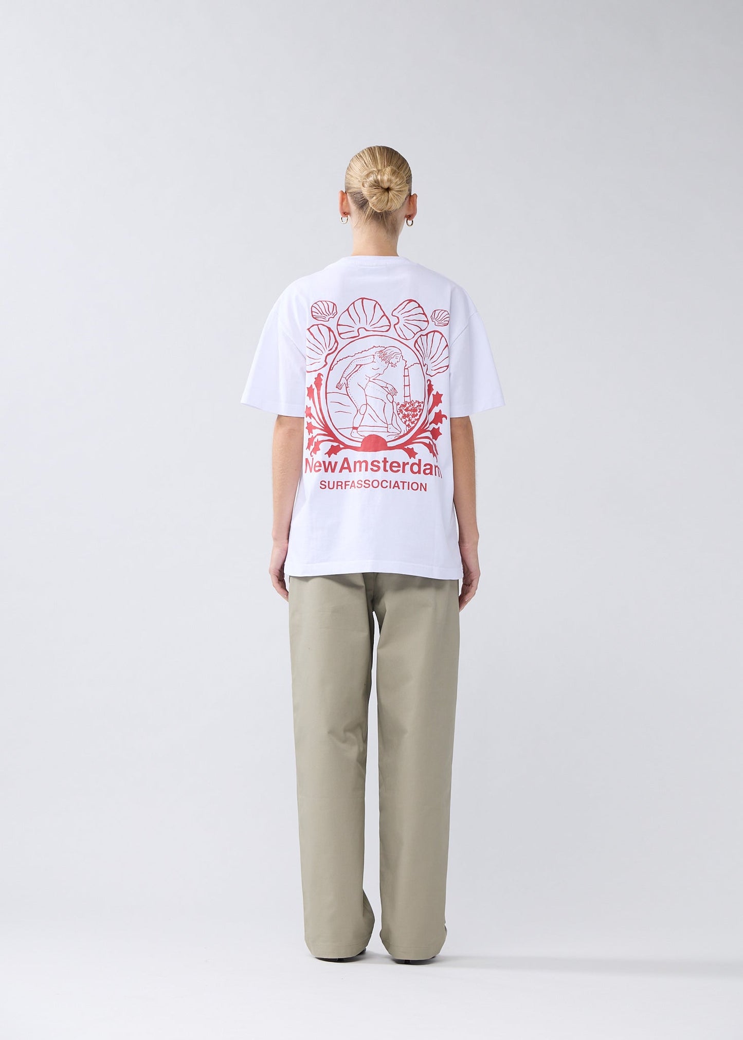 LOST SURFER TEE WHITE