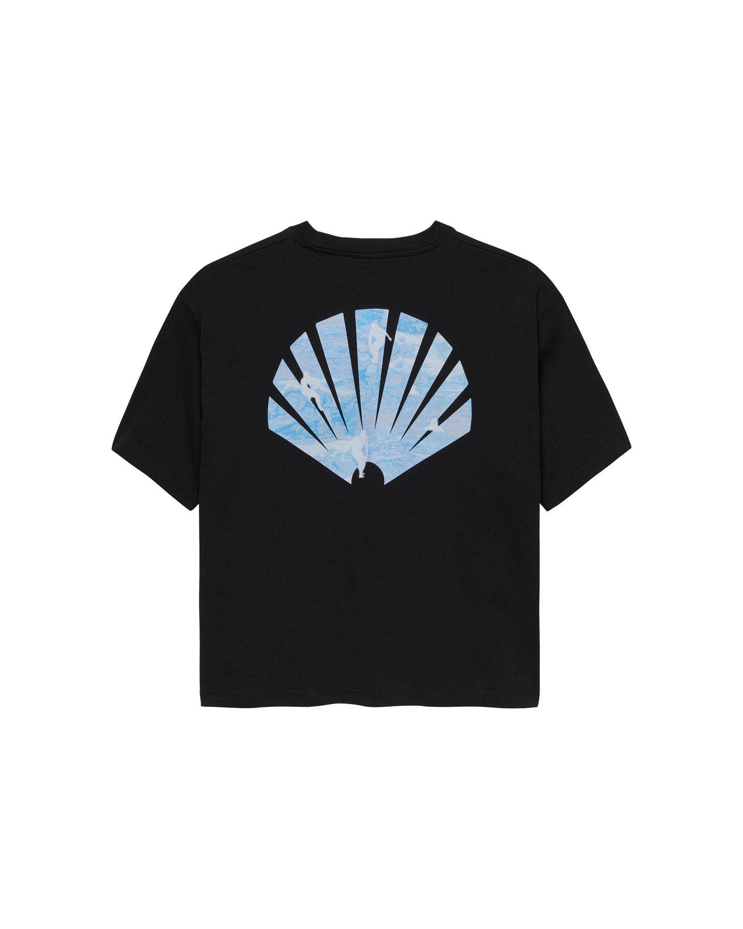 LINE UP TEE BLACK