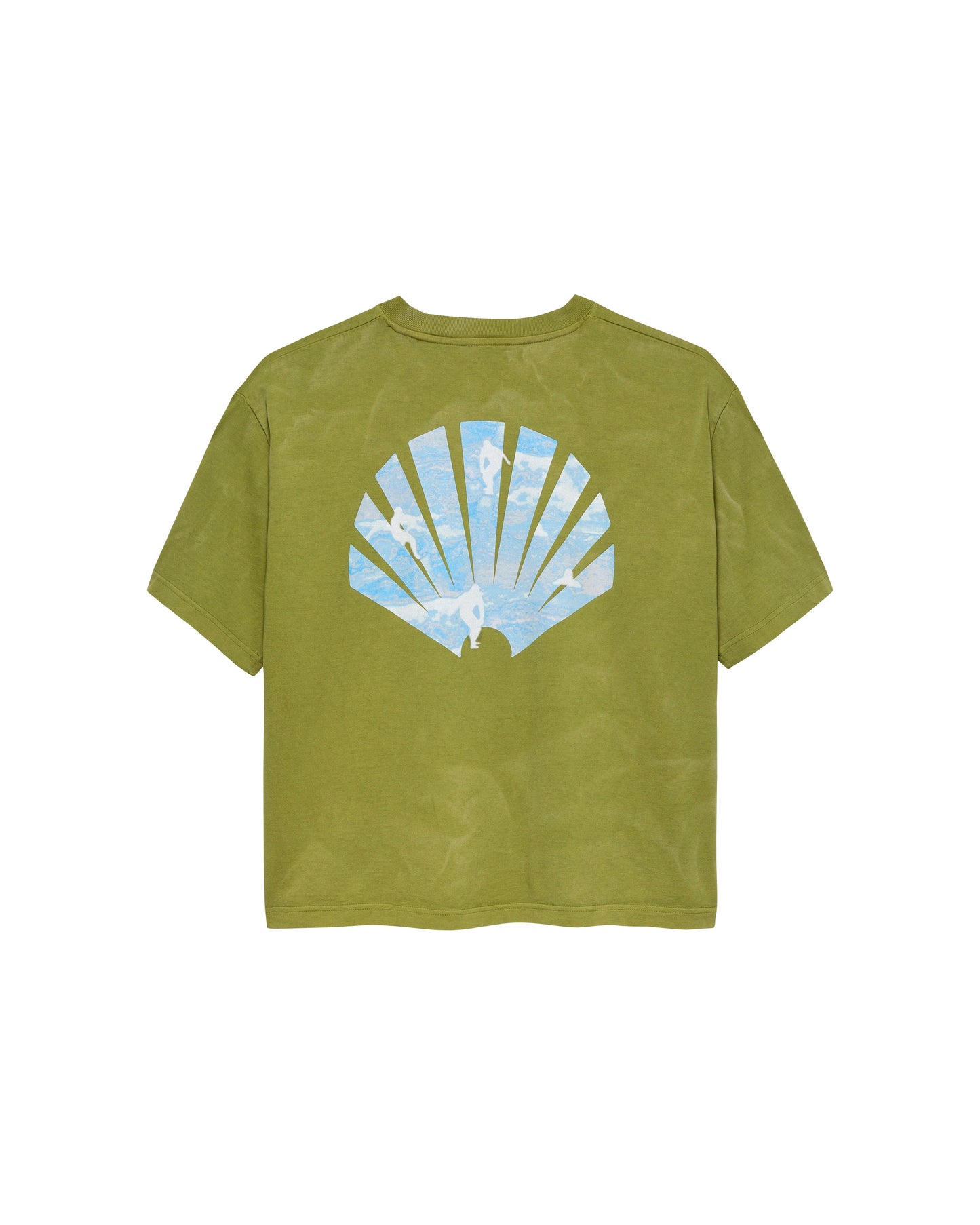 LINE UP TEE MOSS