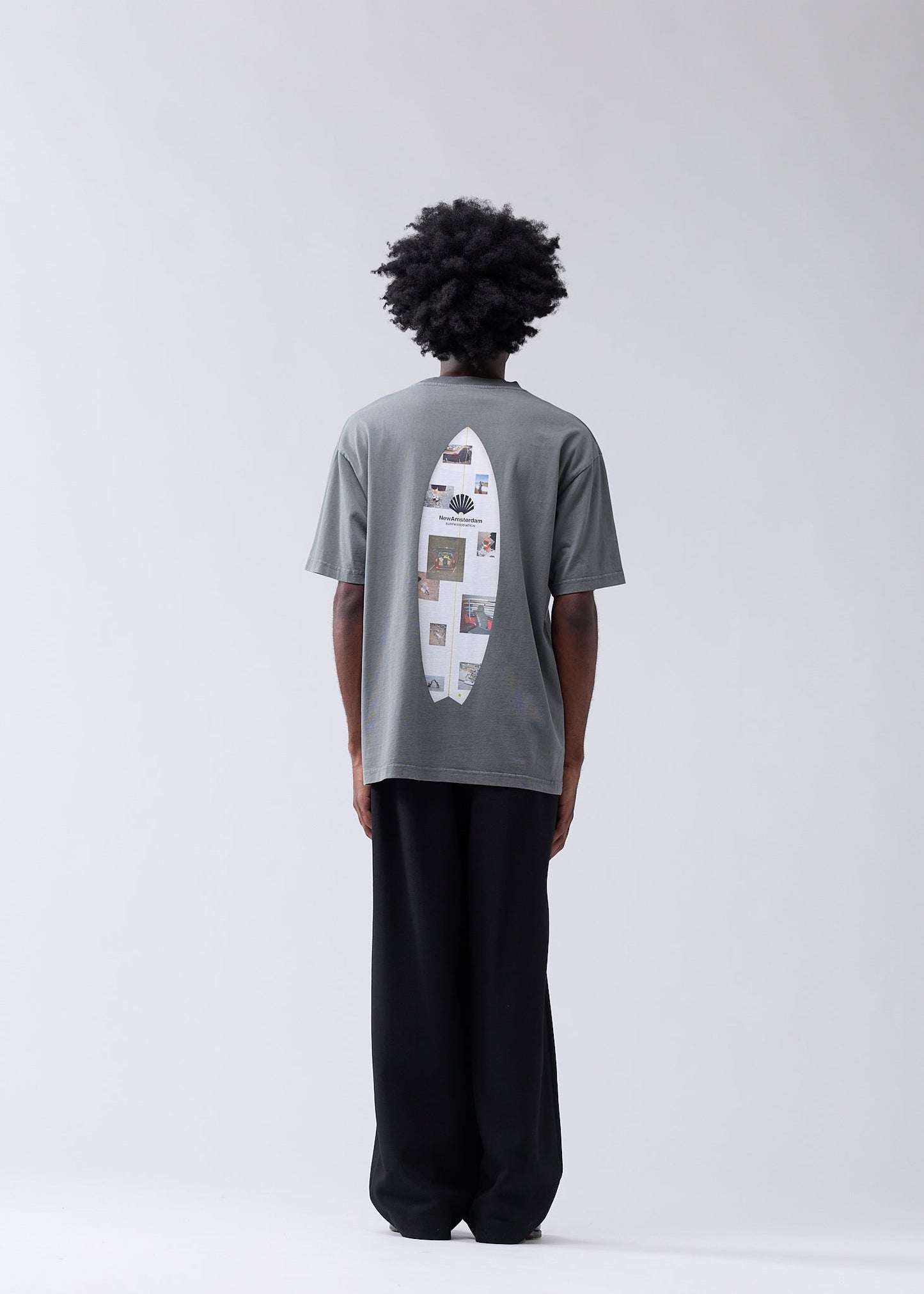 SURF ZINE TEE SHARK GREEN