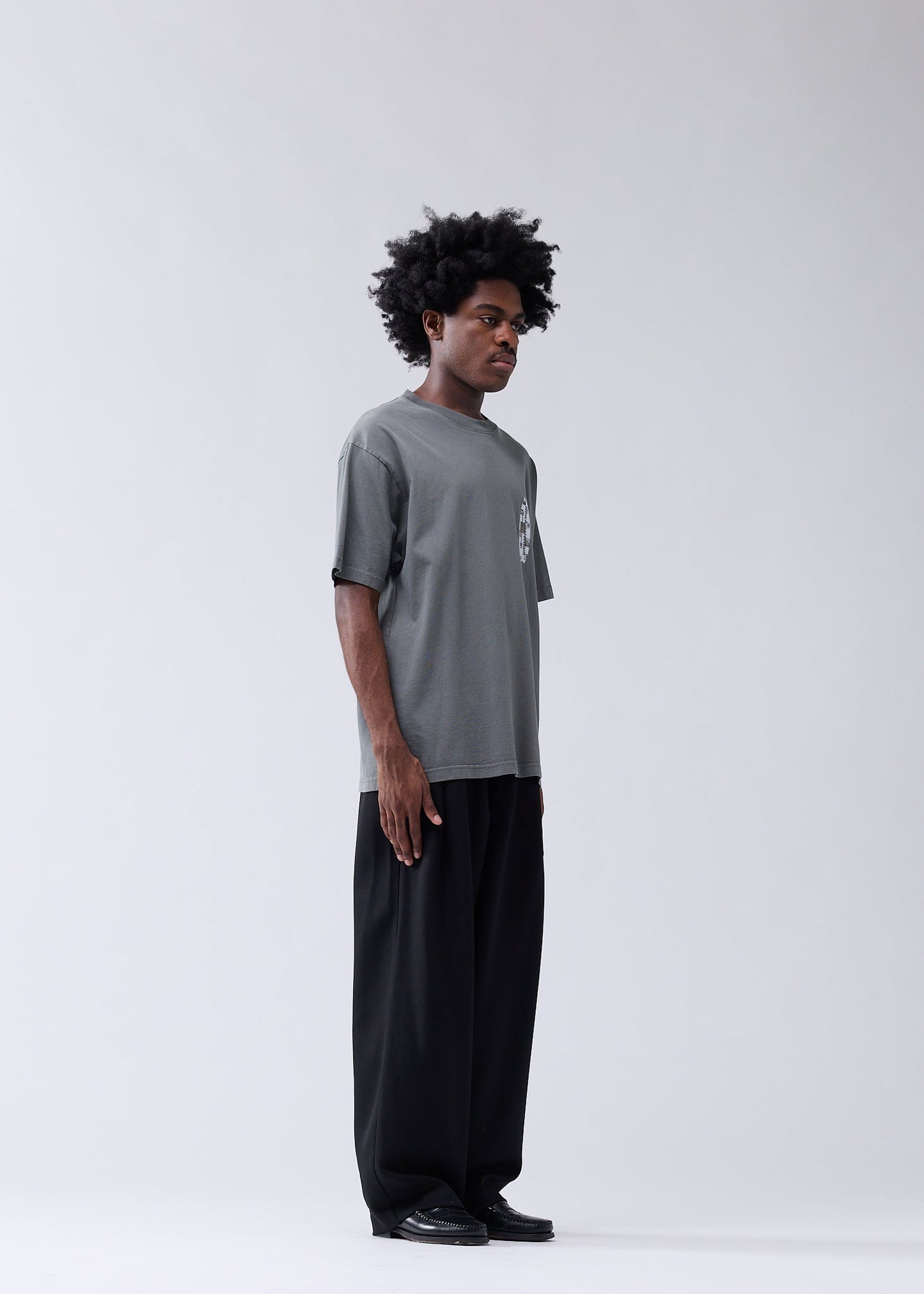 SURF ZINE TEE SHARK GREEN