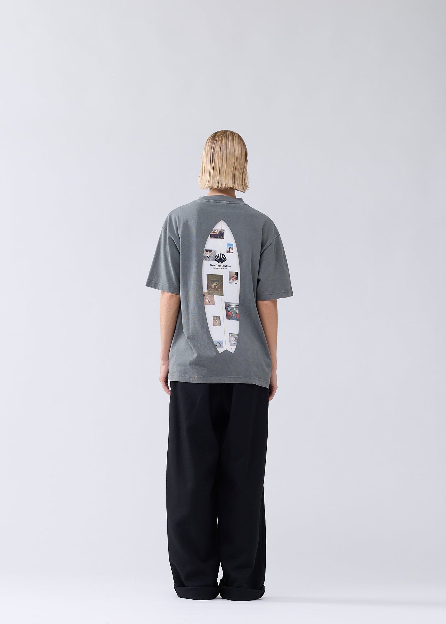 SURF ZINE TEE SHARK GREEN