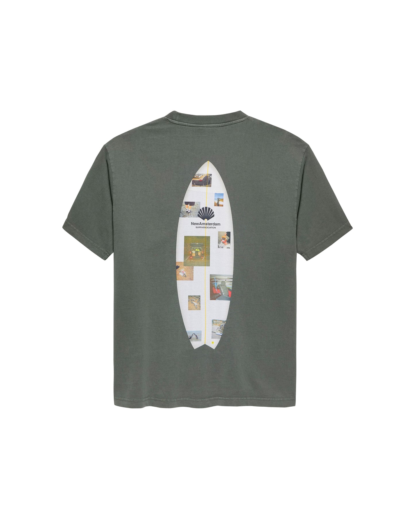 SURF ZINE TEE SHARK GREEN