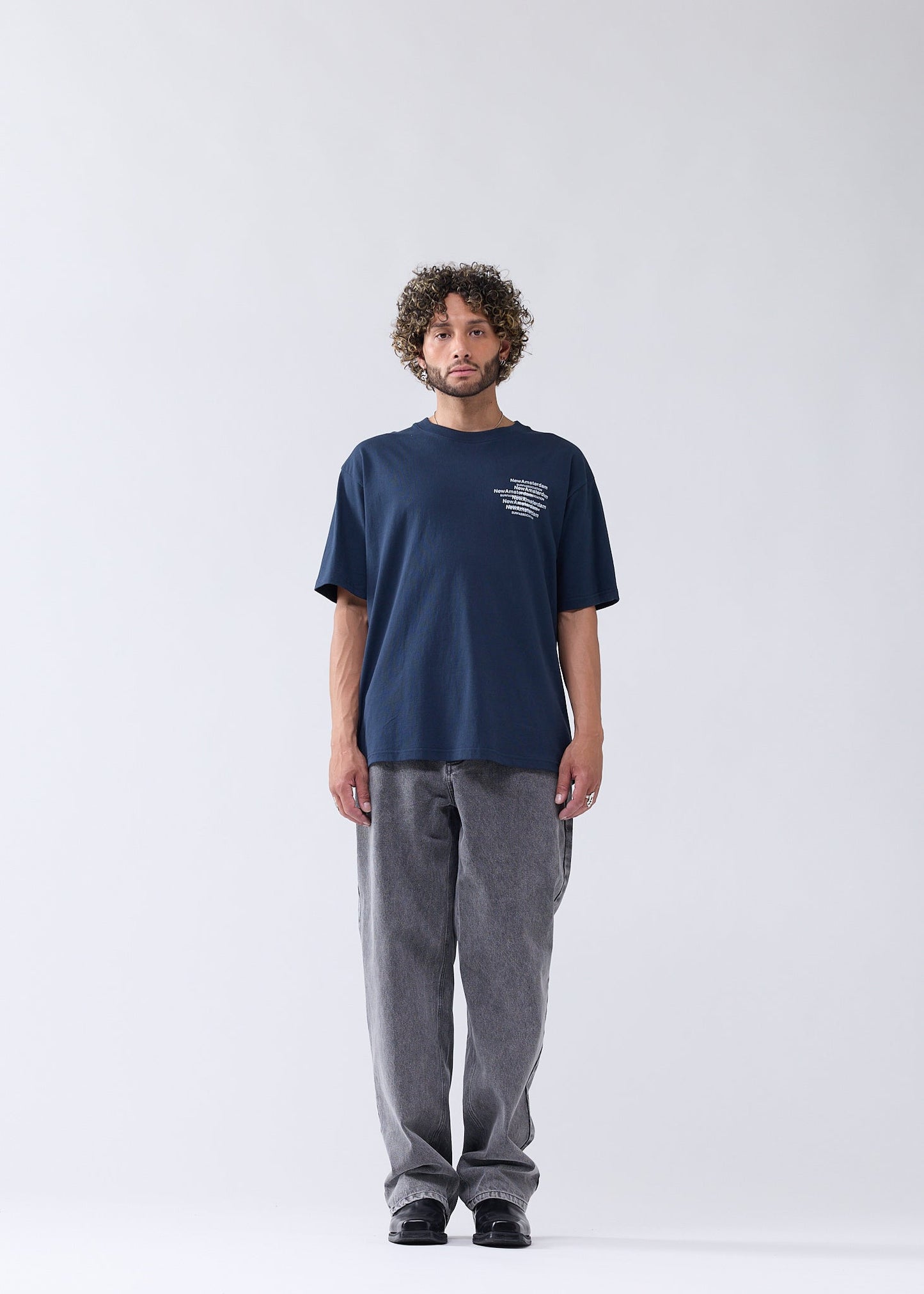 COLLAGE TEE NAVY