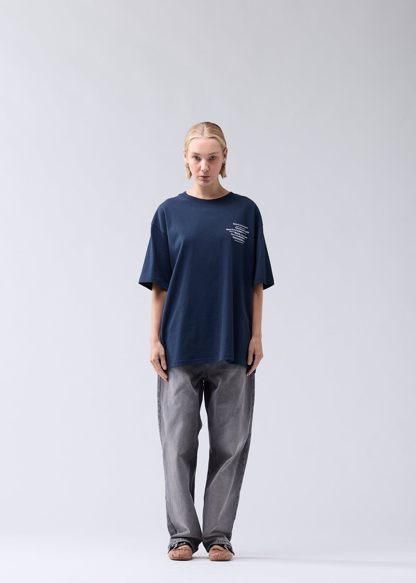 COLLAGE TEE NAVY