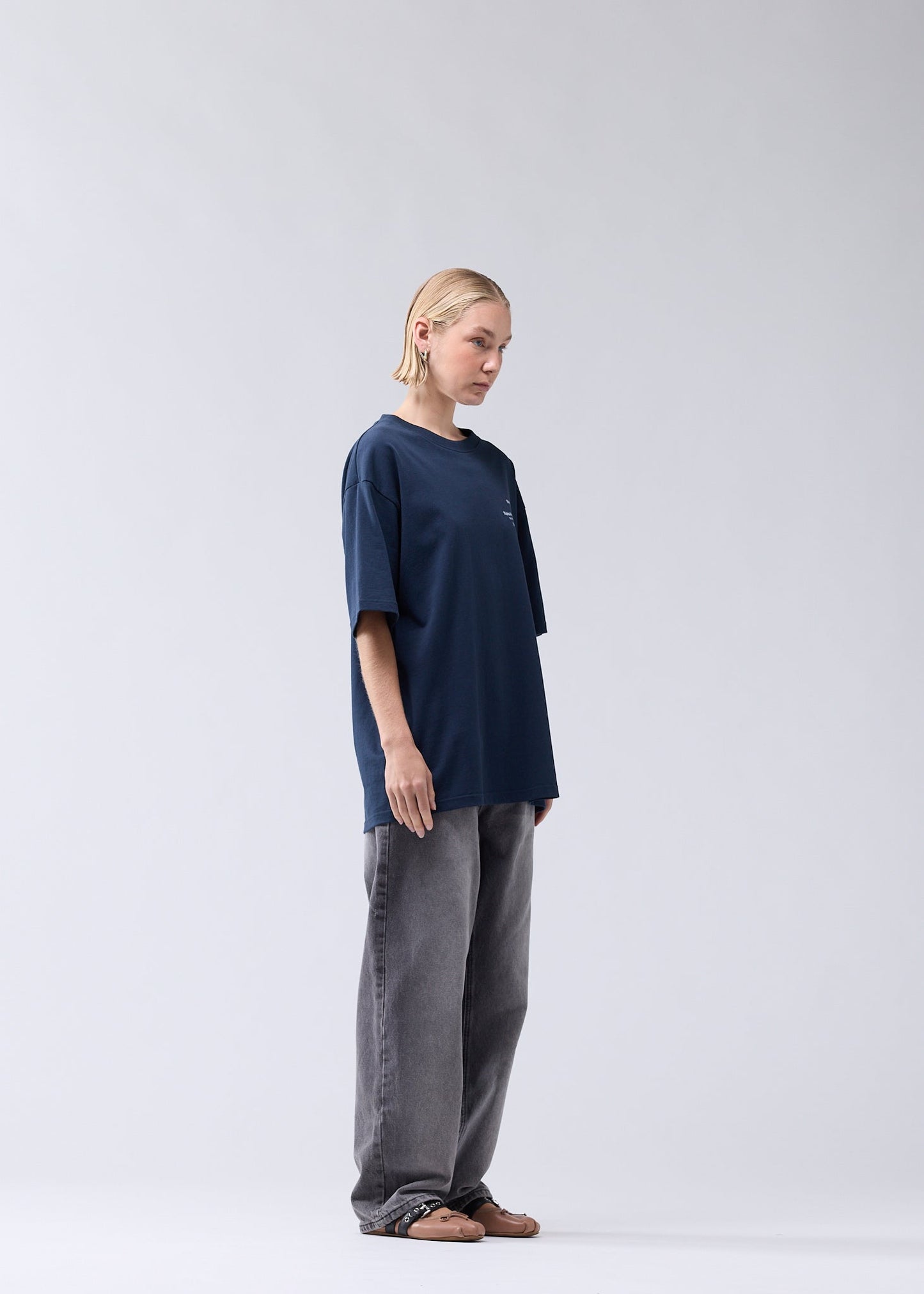 COLLAGE TEE NAVY