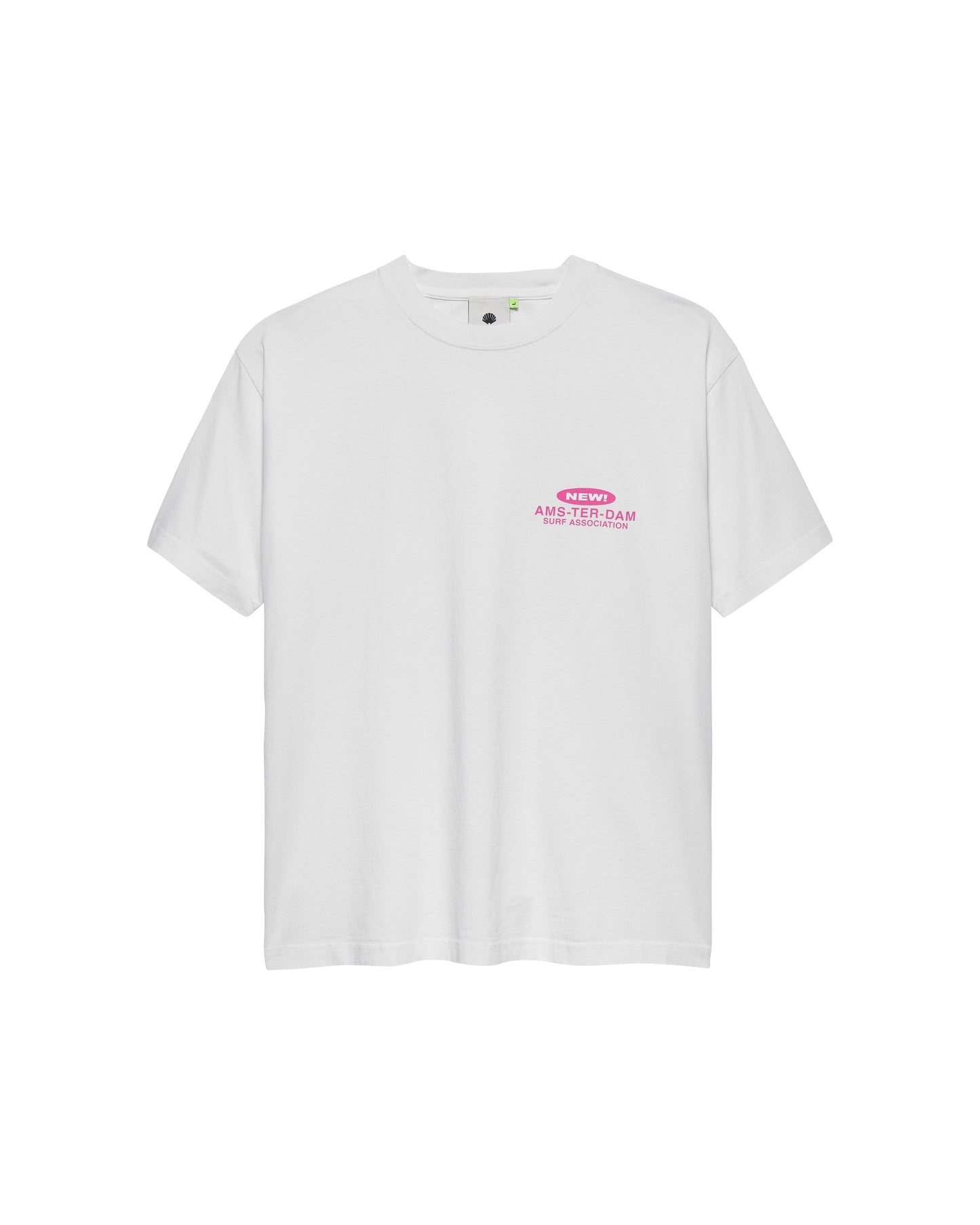 PEARL READINGS TEE WASHED WHITE