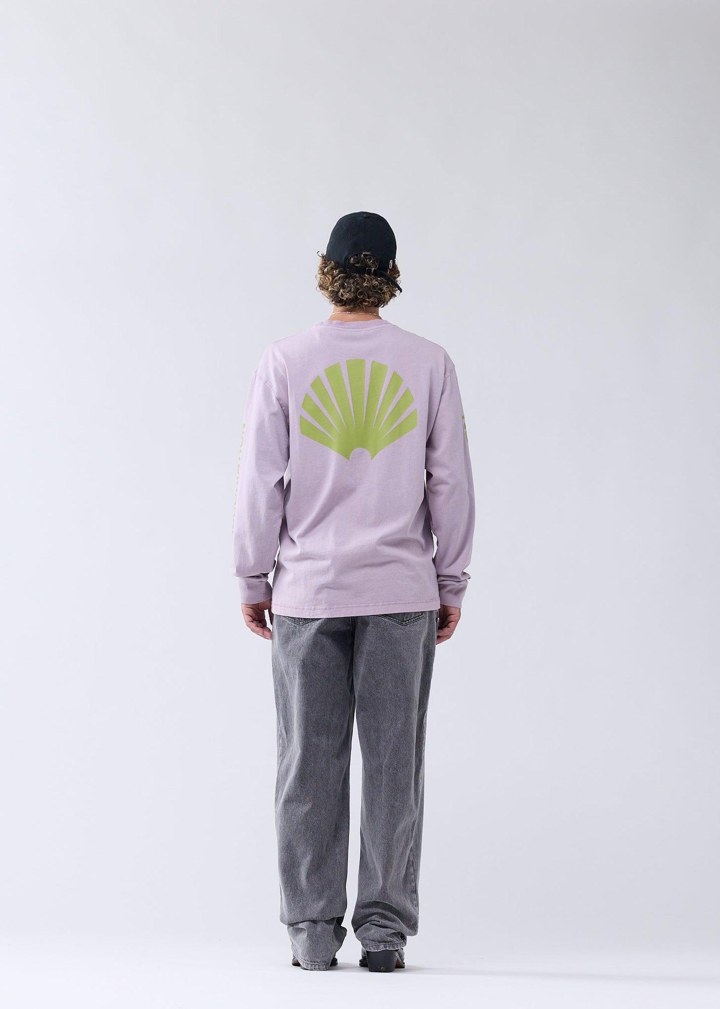 LOGO LONGSLEEVE SEA FOG/MOSS