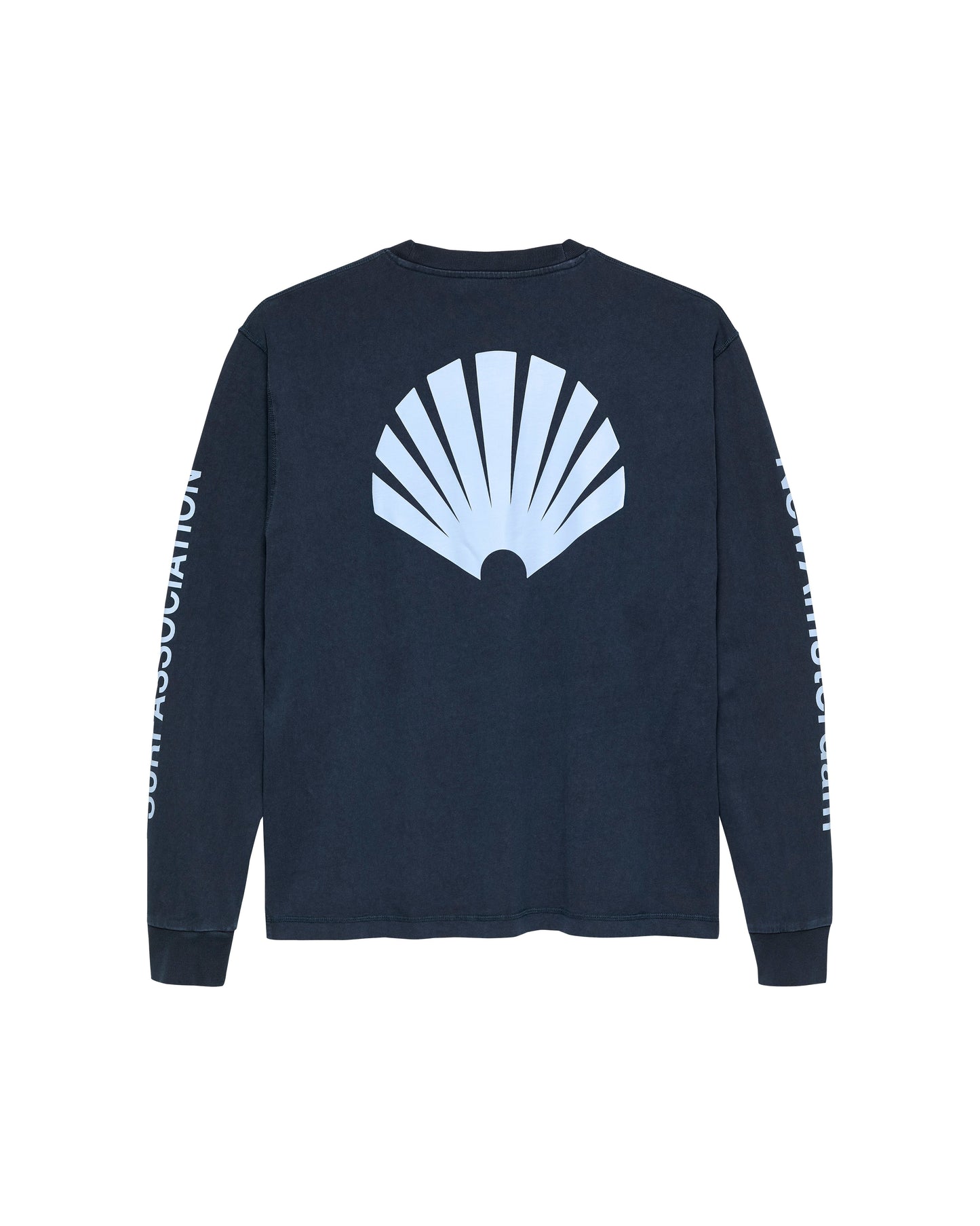 LOGO LONGSLEEVE NAVY/DENIM BLUE