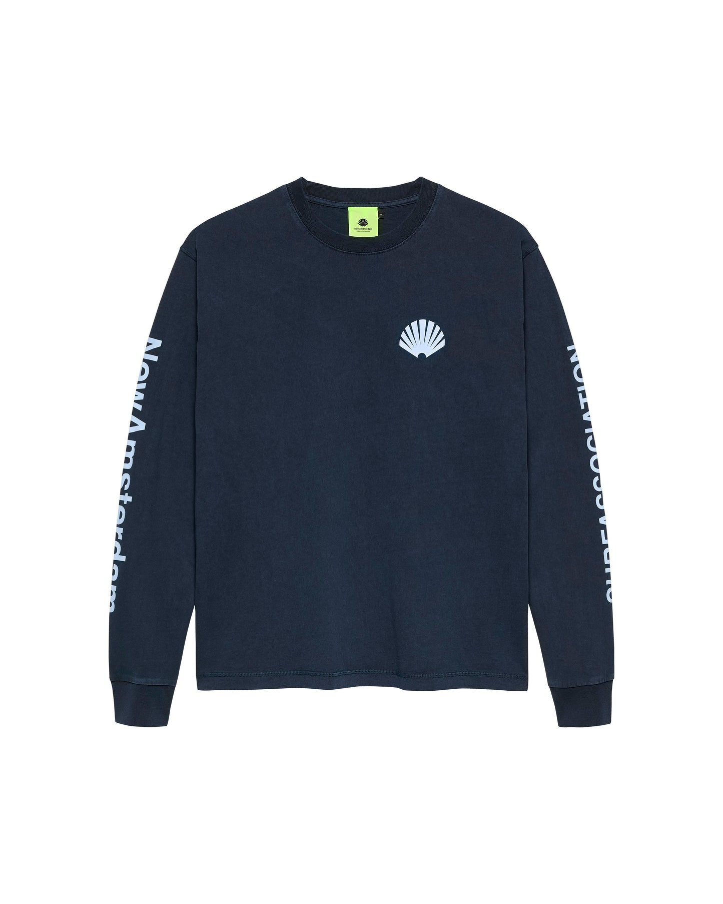 LOGO LONGSLEEVE NAVY/DENIM BLUE