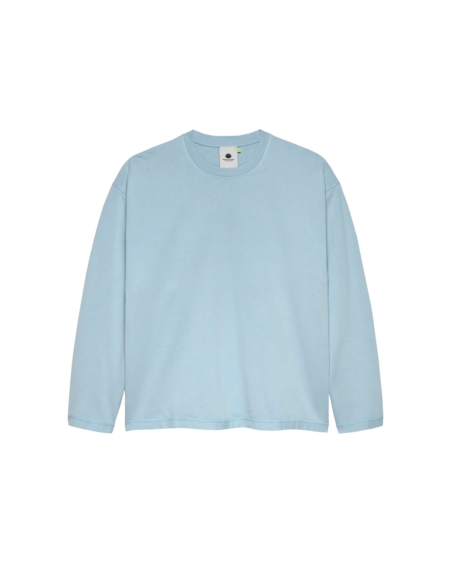 LOGO LINE LONGSLEEVE DENIM BLUE/WHITE