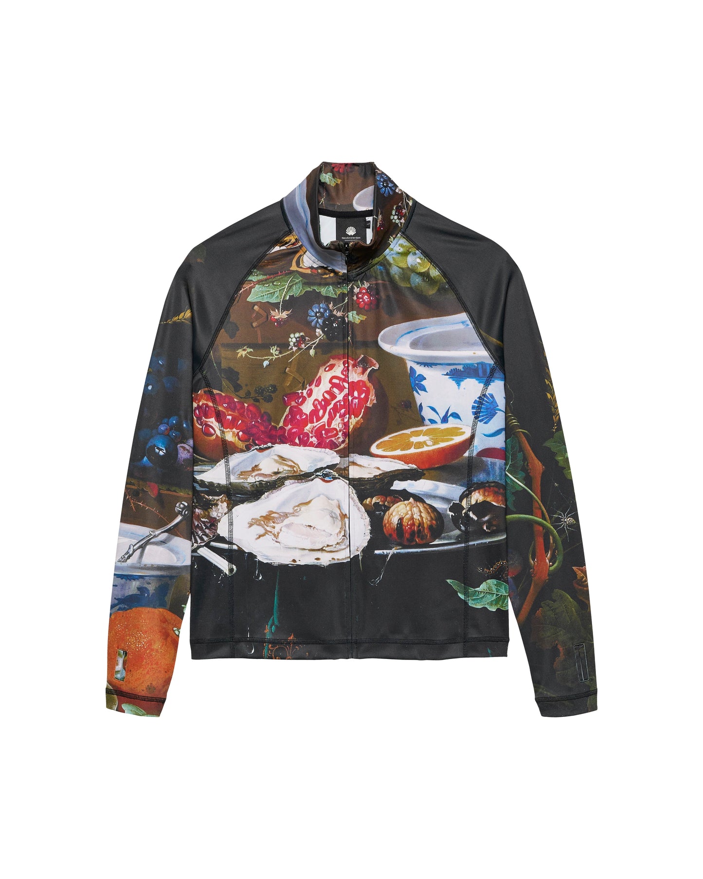 LYCRA ZIP-UP BUFFET AOP