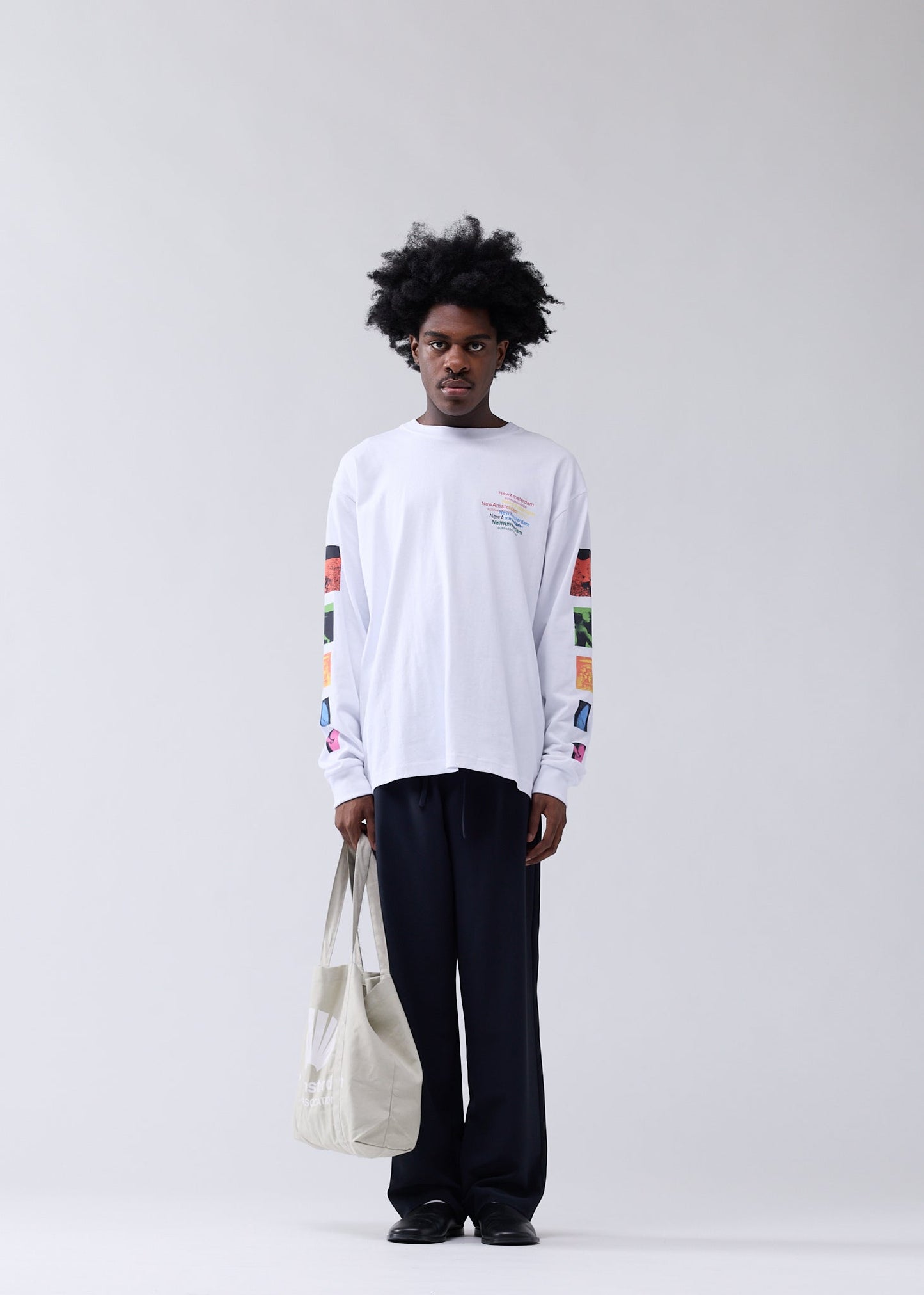 COLLAGE LONGSLEEVE WHITE