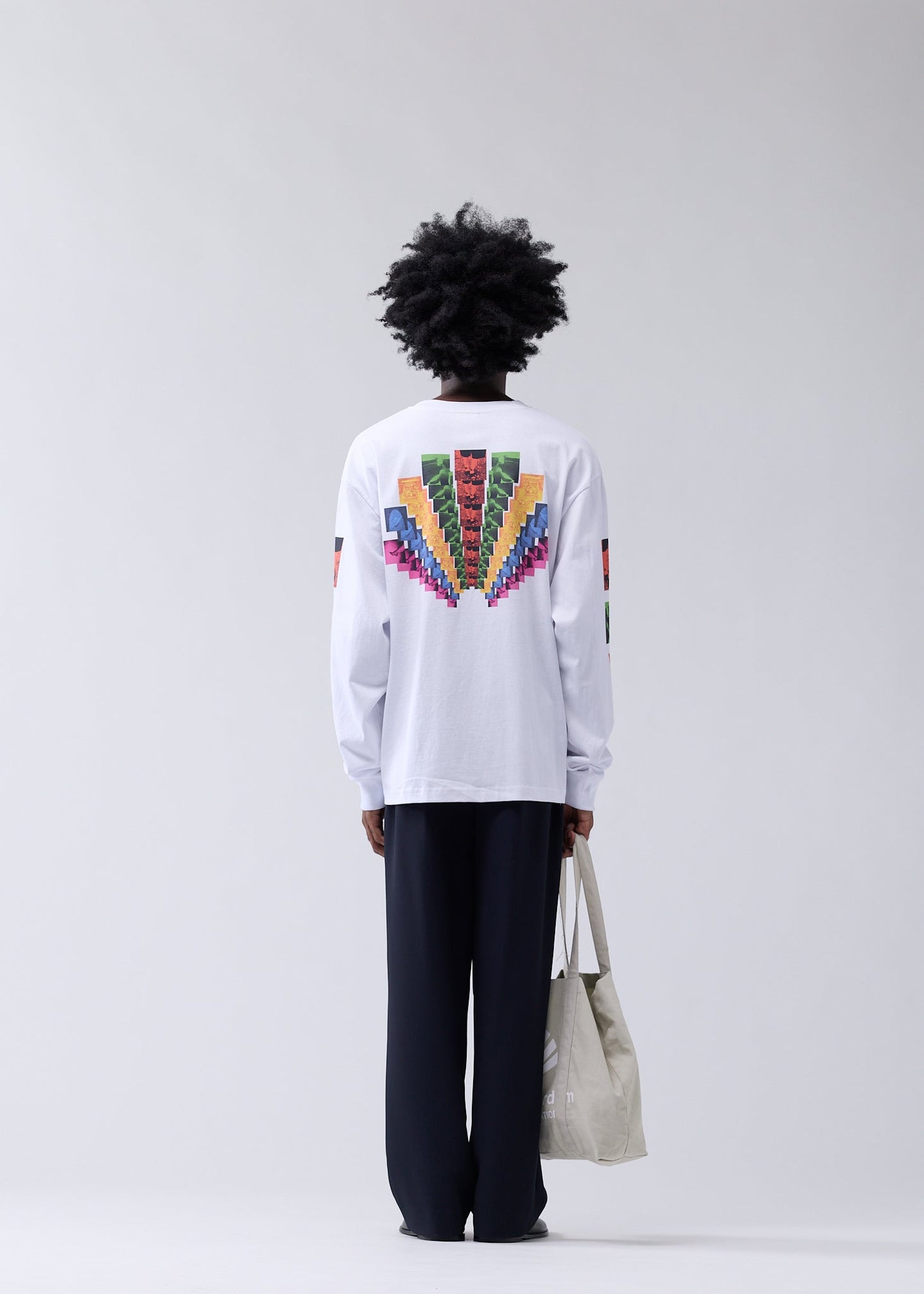 COLLAGE LONGSLEEVE WHITE