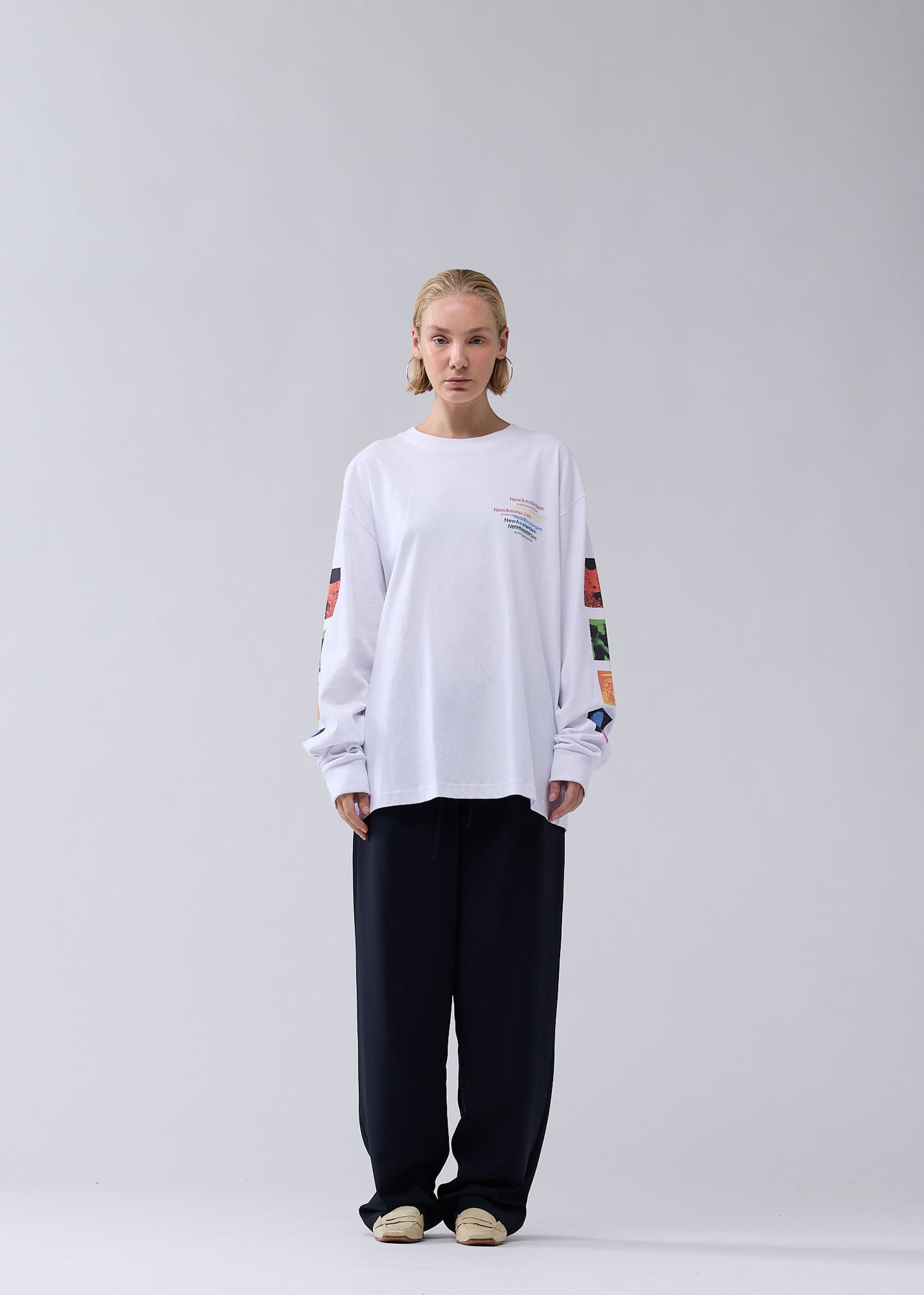 COLLAGE LONGSLEEVE WHITE