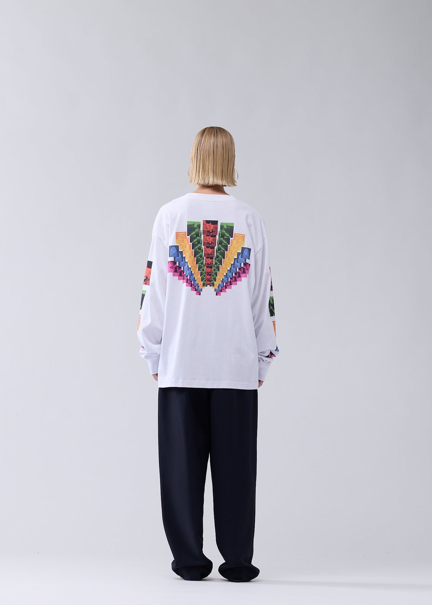COLLAGE LONGSLEEVE WHITE