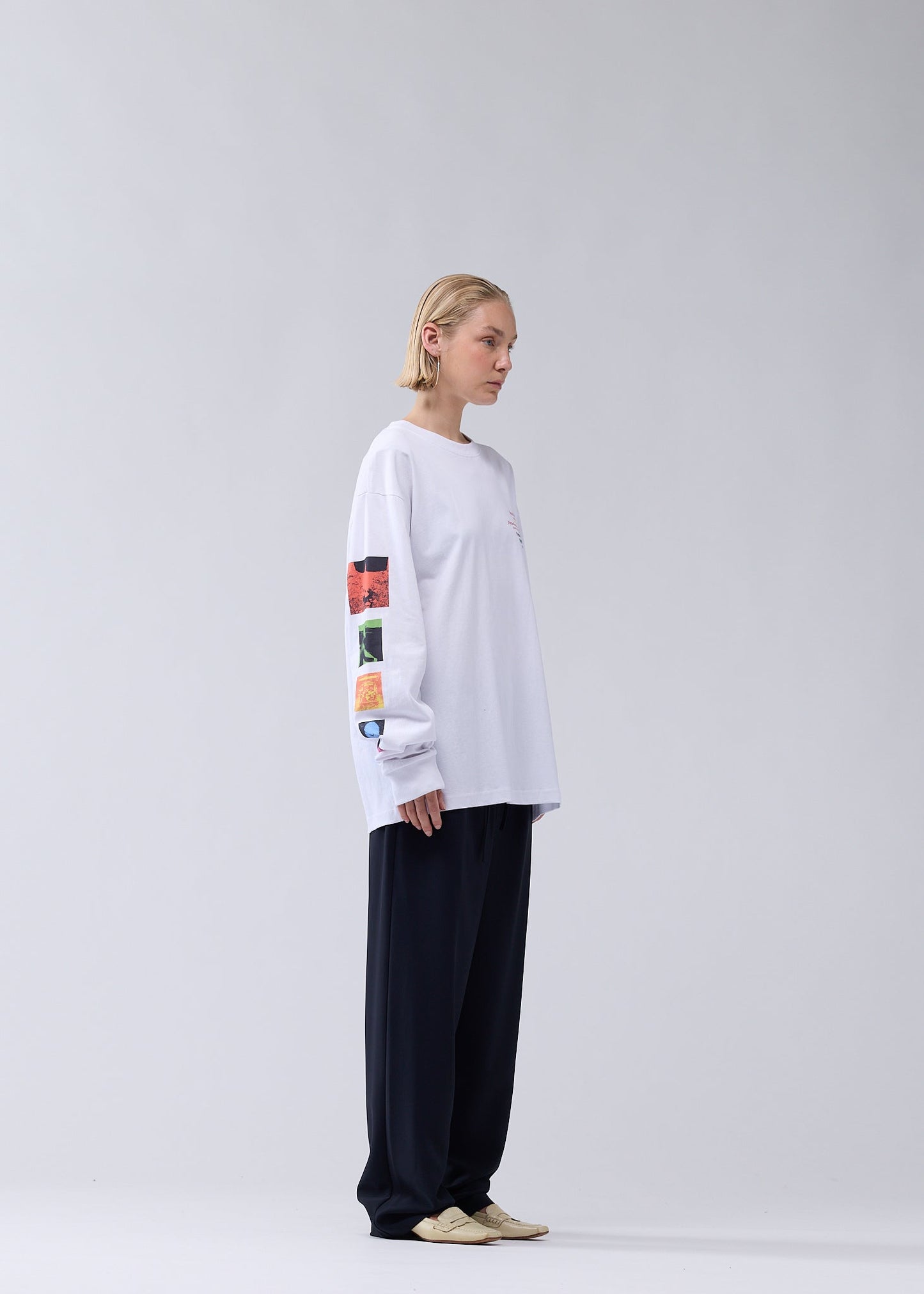 COLLAGE LONGSLEEVE WHITE