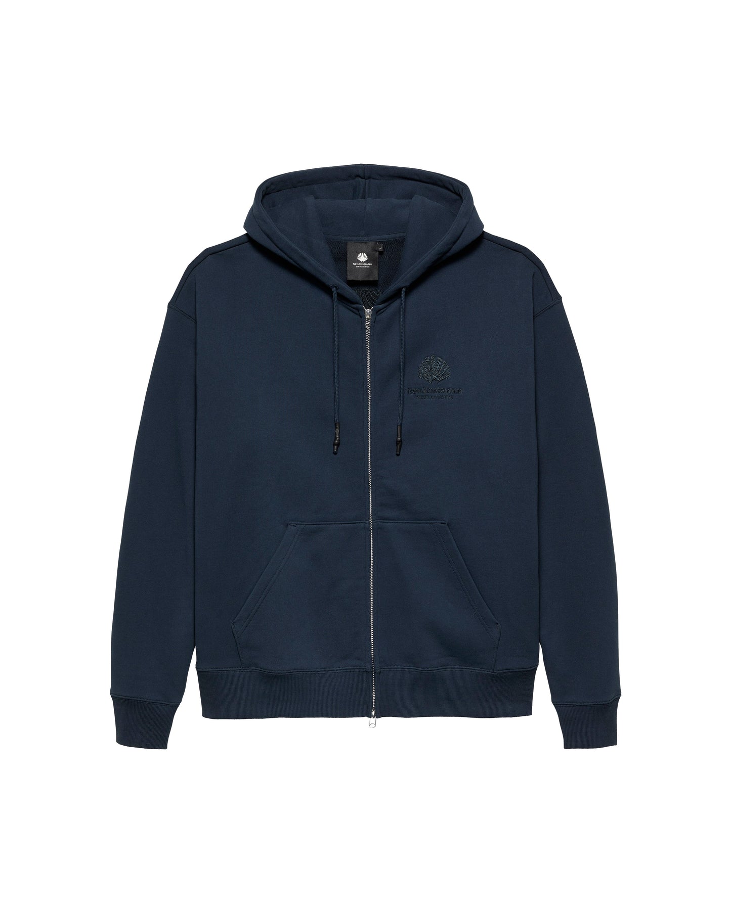 LOGO HOODIE ZIP-UP NAVY/NIGHT
