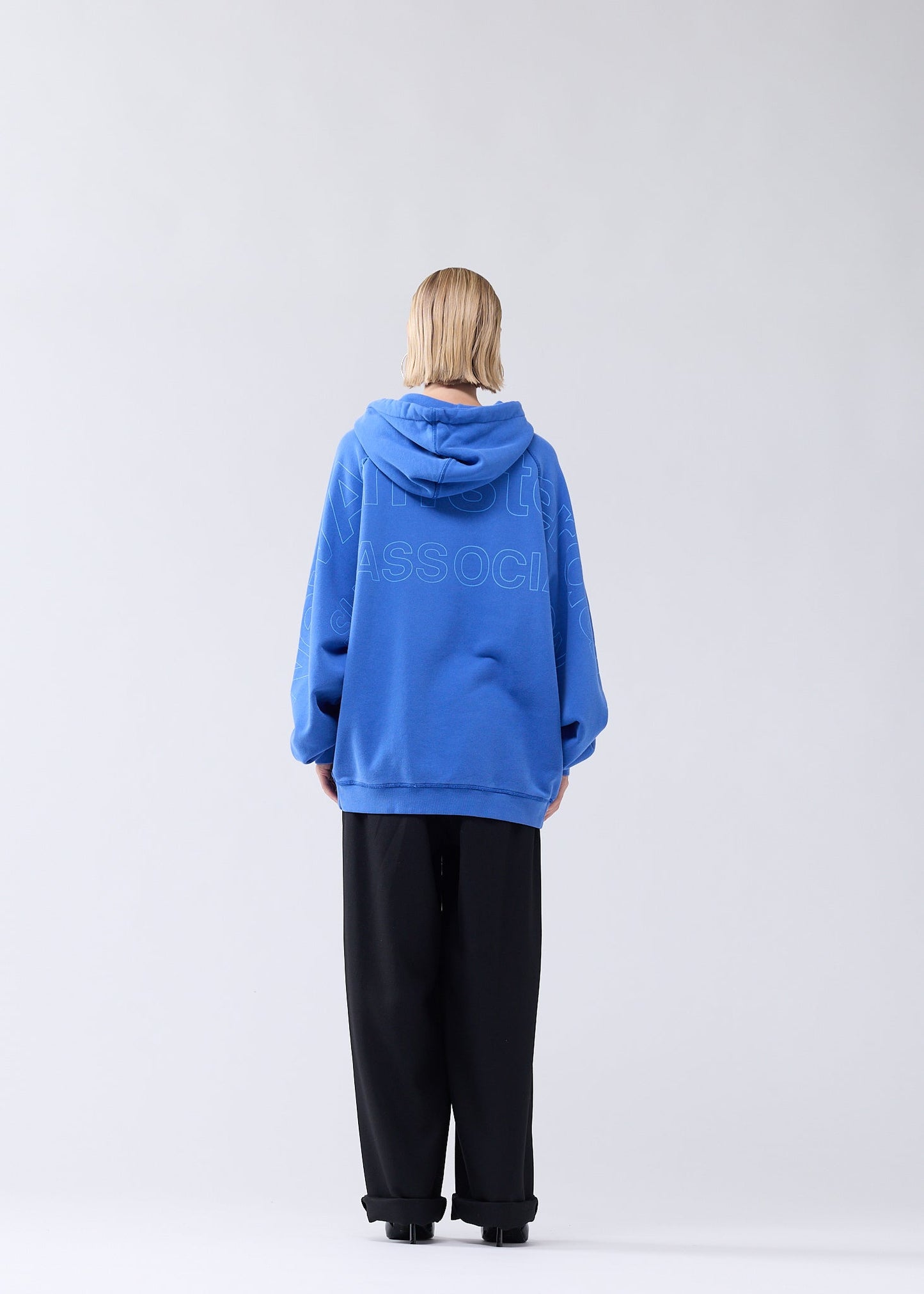 LOGO LINE HOODIE COBALT/SKY BLUE