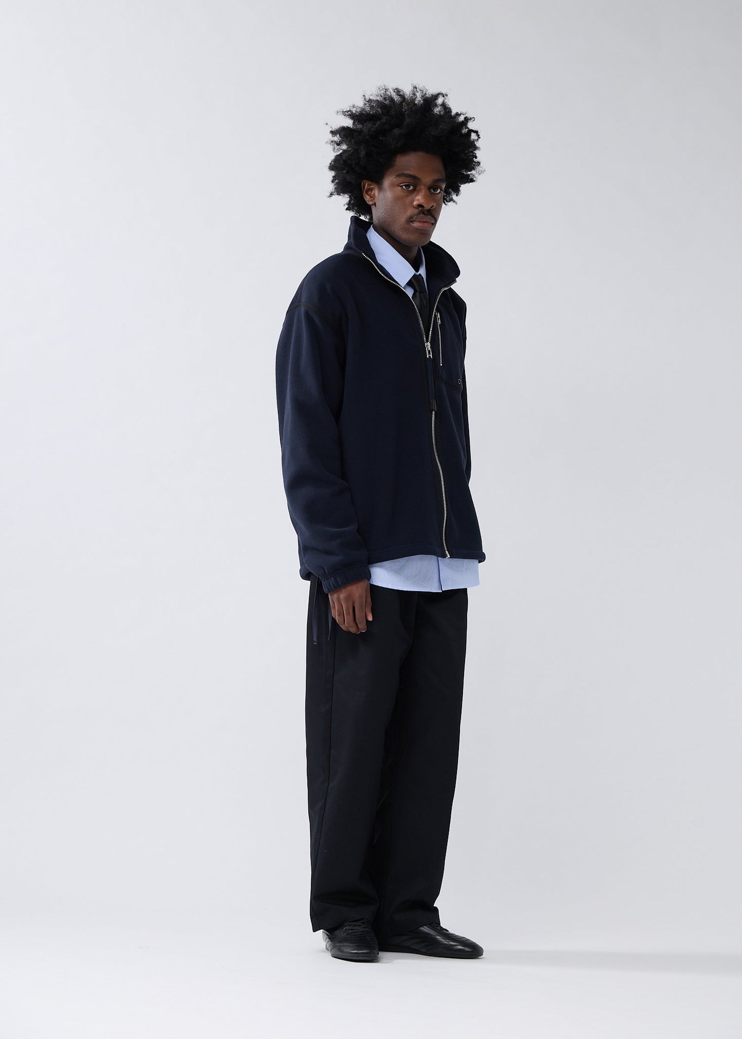 FLEECE ZIP-UP NIGHT