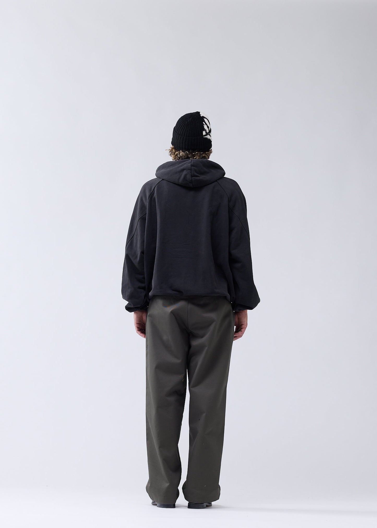 INFLATABLE HOODIE WASHED BLACK