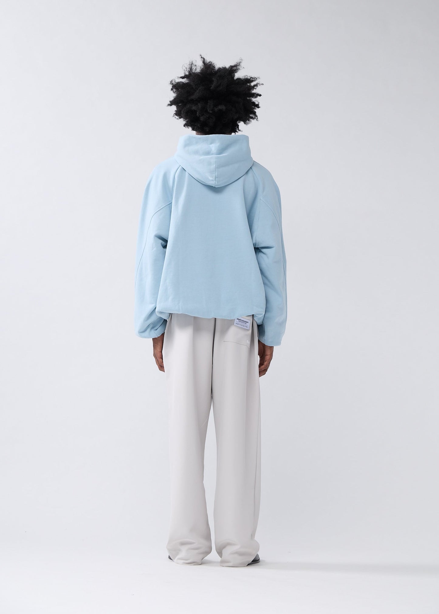 INFLATABLE HOODIE DENIM BLUE