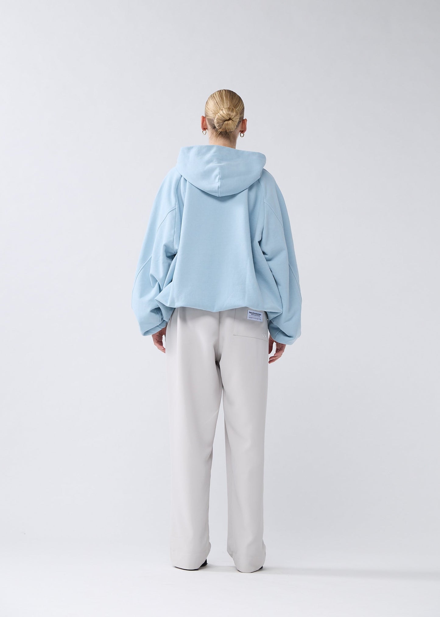 INFLATABLE HOODIE DENIM BLUE