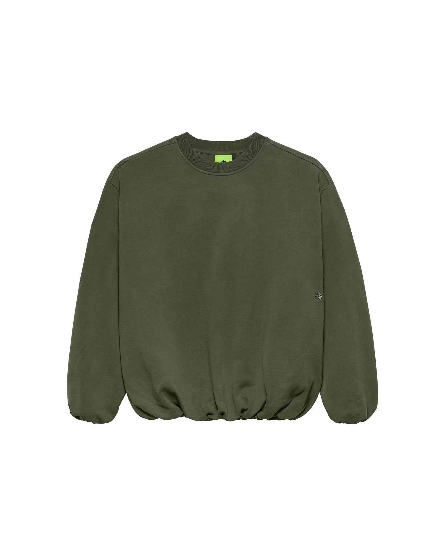 INFLATABLE CREWNECK OLIVE