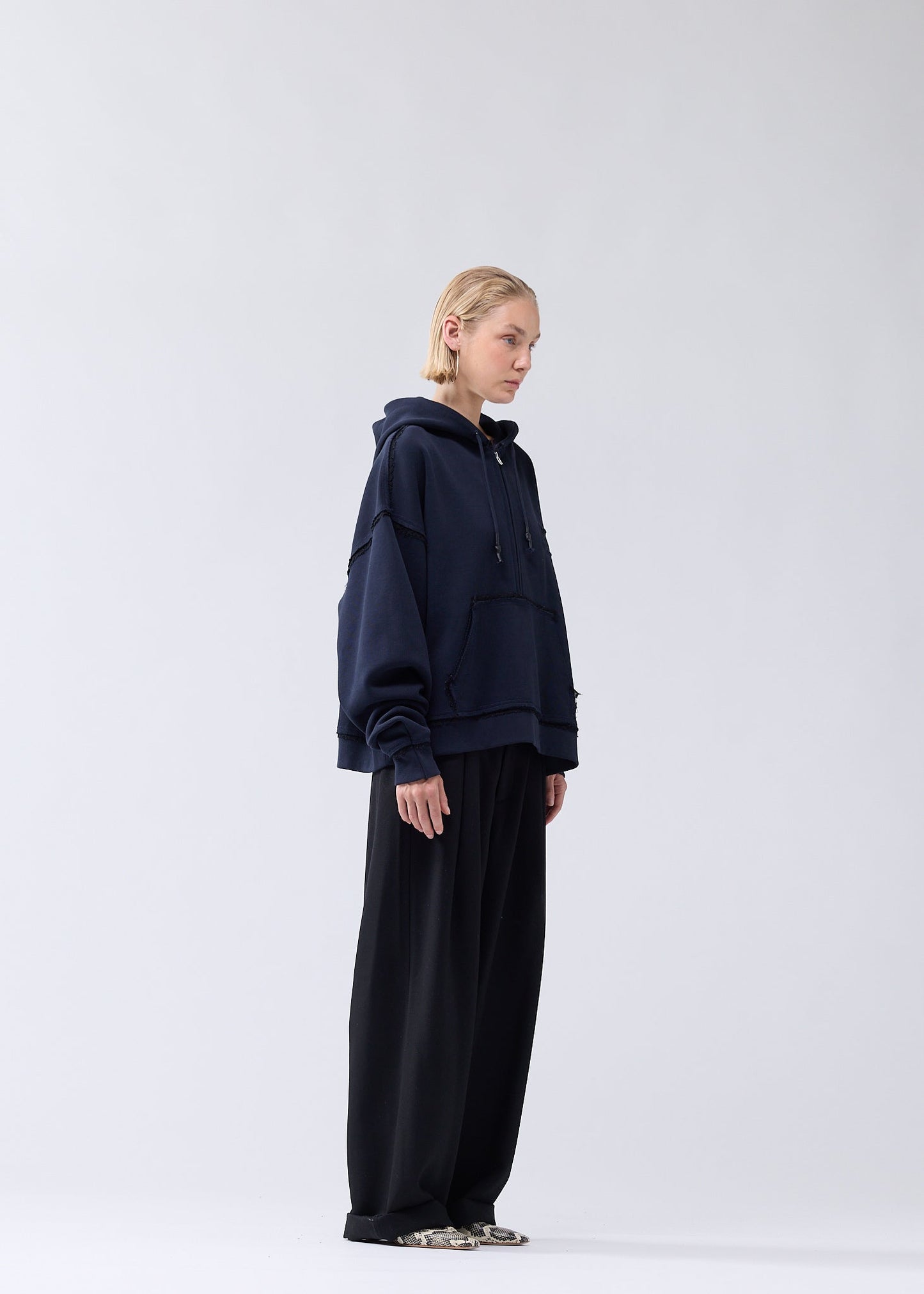 HALF ZIP HOODIE NIGHT