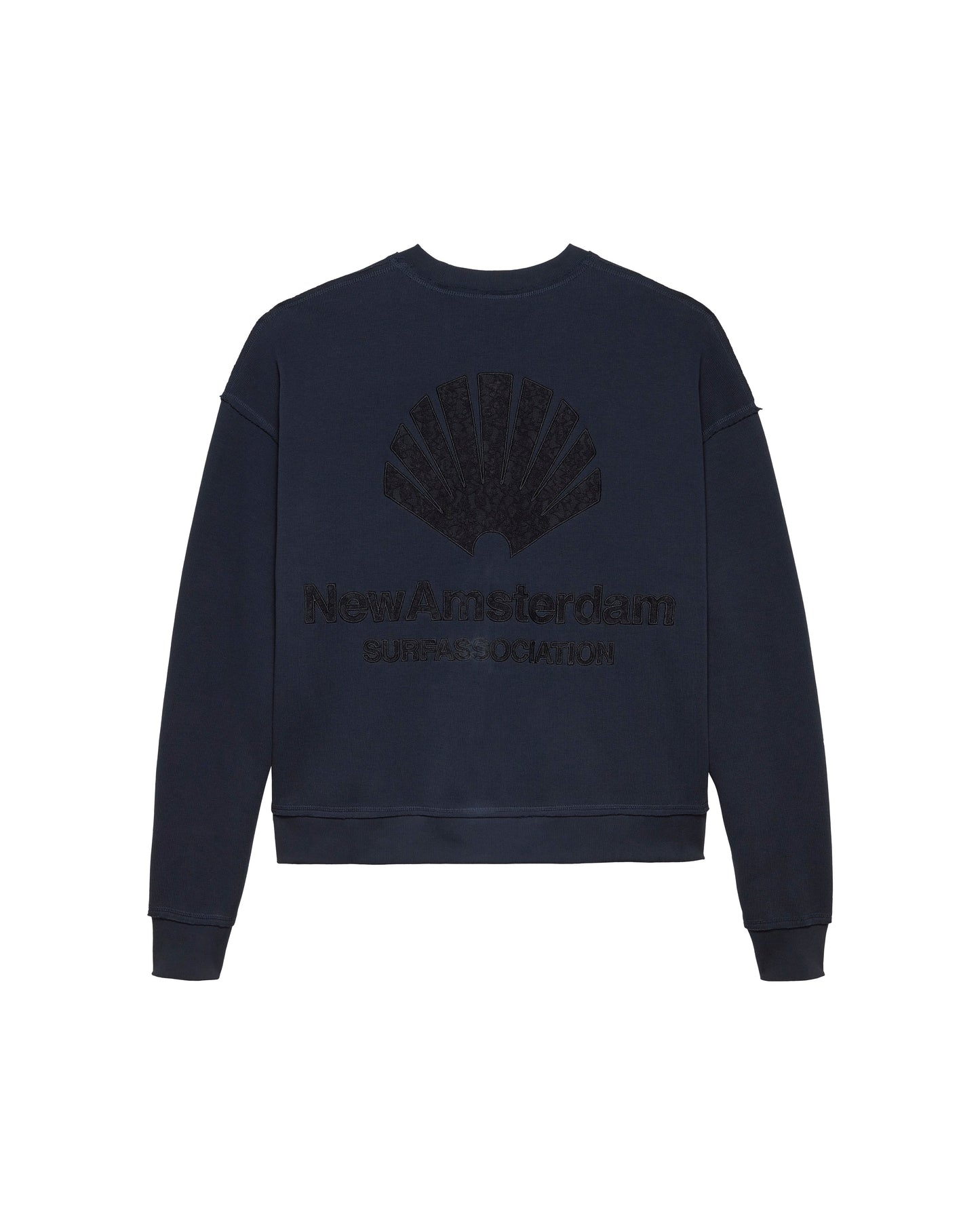 LACE CREWNECK NIGHT/BLACK