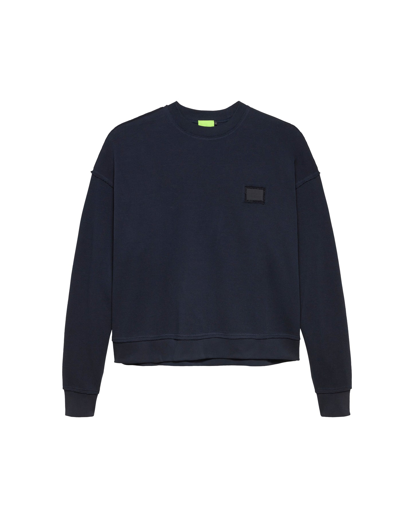 LACE CREWNECK NIGHT/BLACK