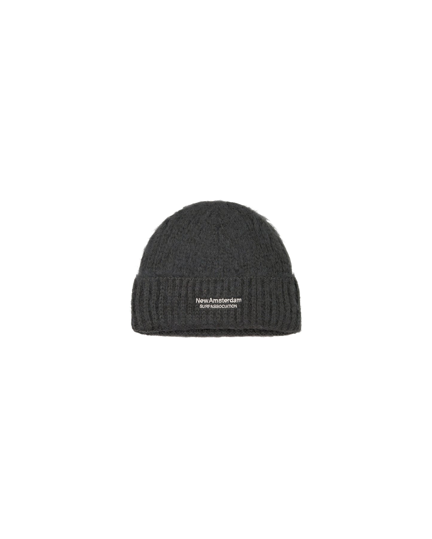 FUZZY LOGO BEANIE BLACK