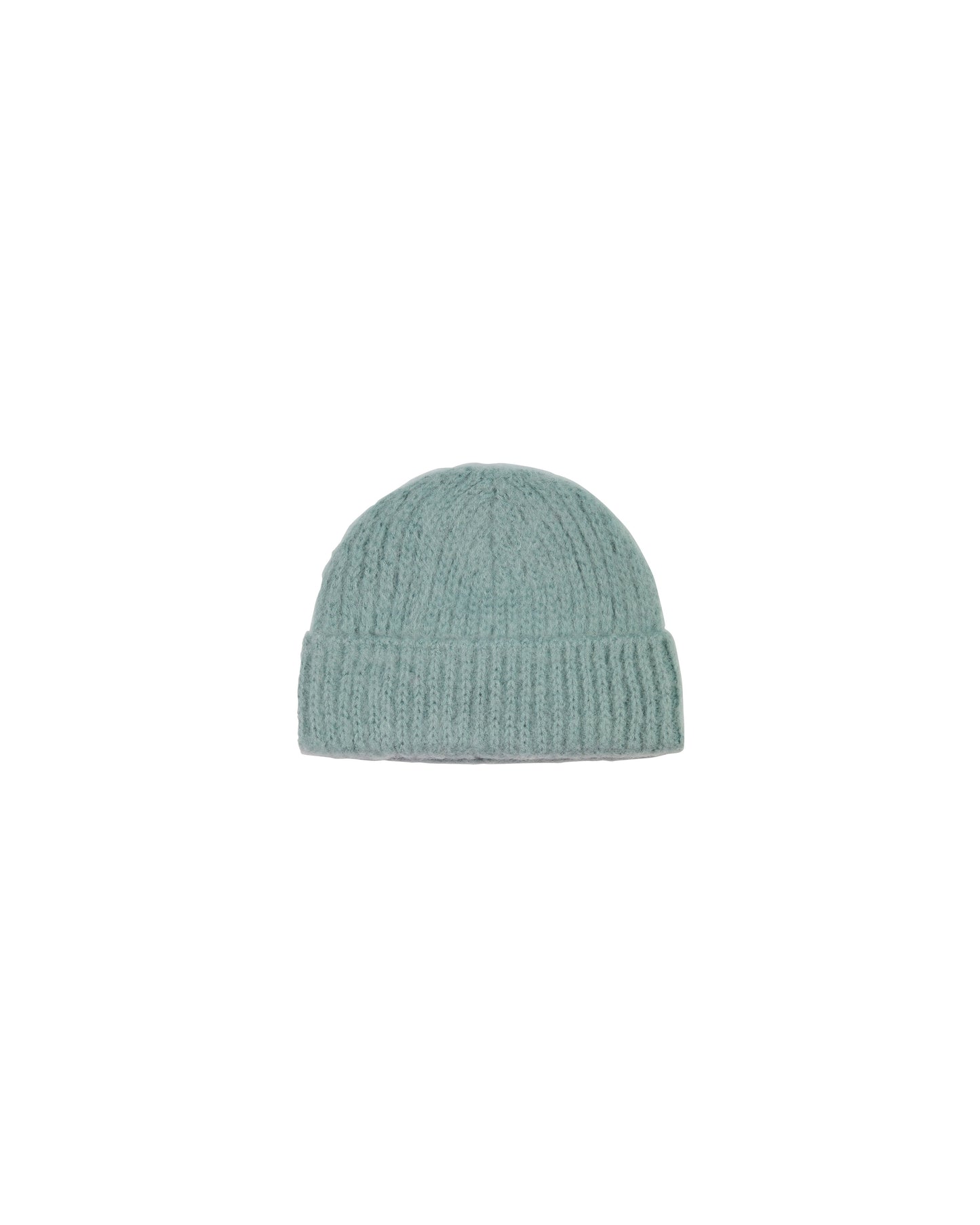 FUZZY LOGO BEANIE DENIM BLUE