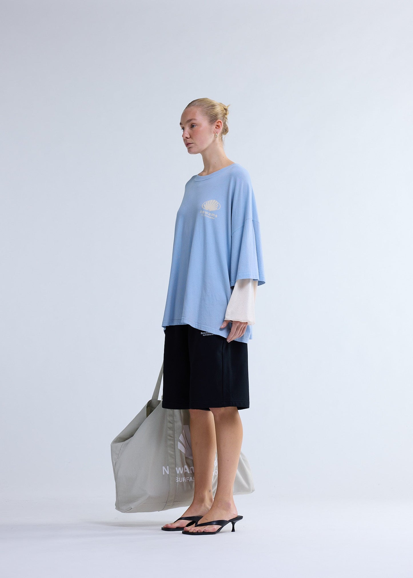 CORPORATE LOGO LONGSLEEVE BABY BLUE | Baby blue