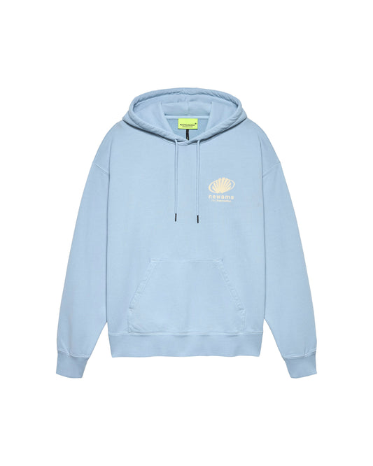 CORPORATE LOGO HOODIE BABY BLUE | Baby blue