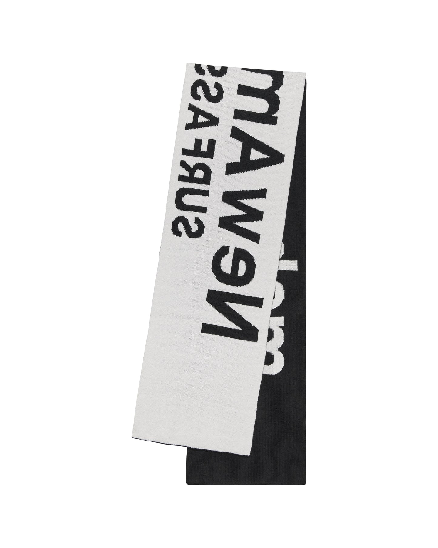 NAME SCARF | Black
