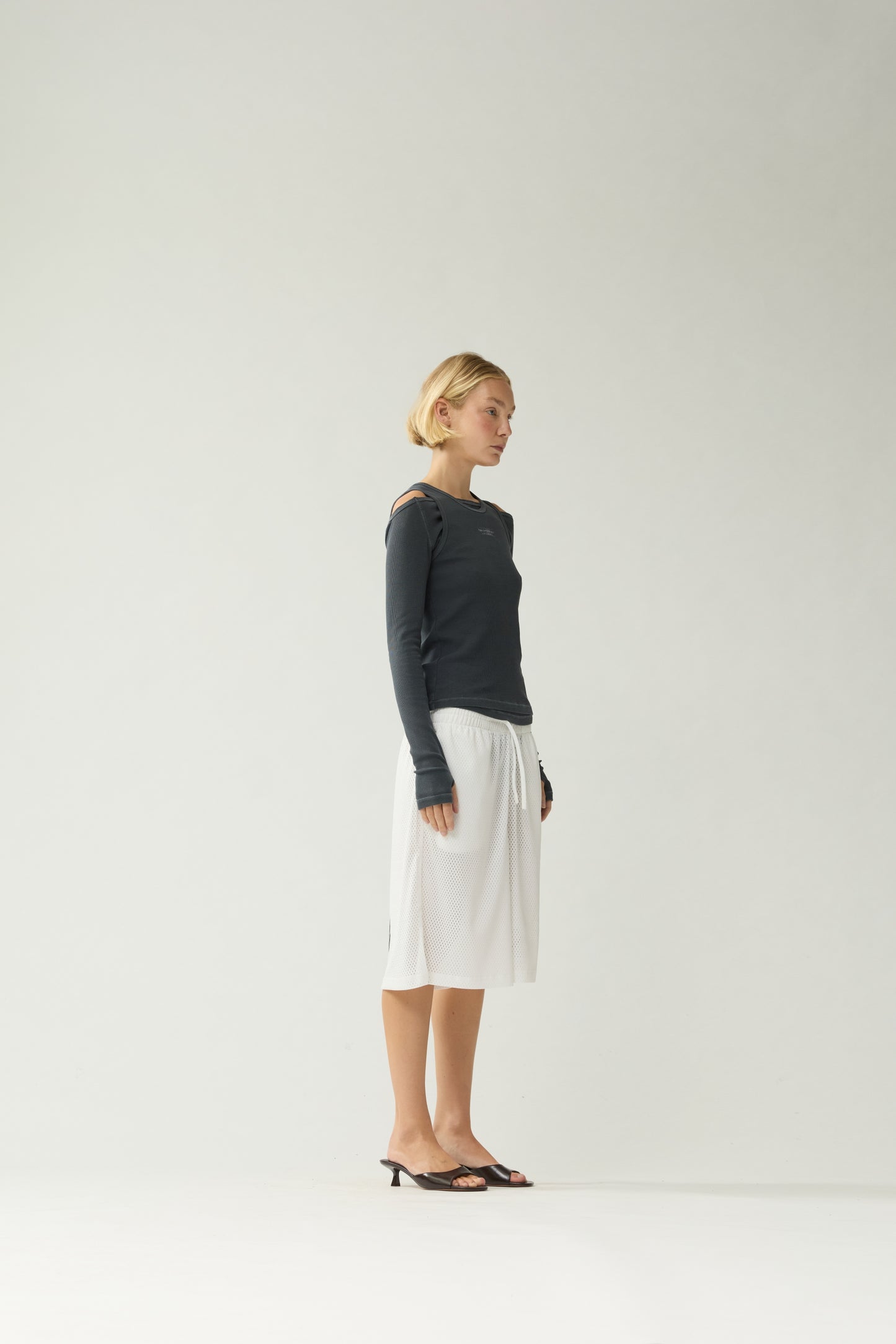MESH SHORT | Off white