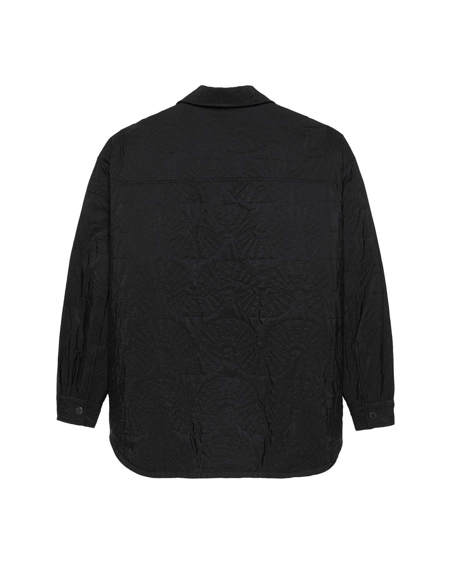 QUILTED OVERSHIRT BLACK