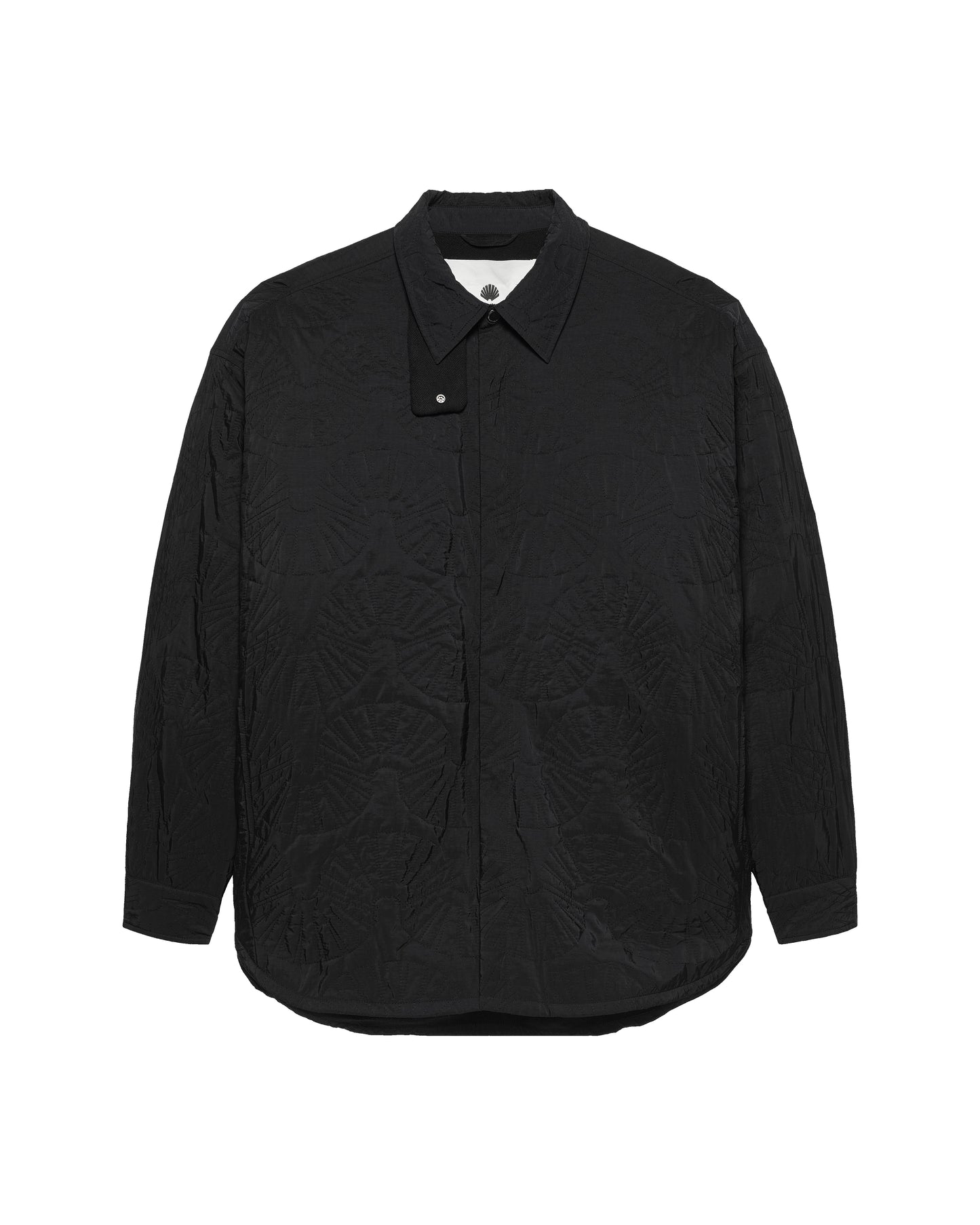 QUILTED OVERSHIRT BLACK