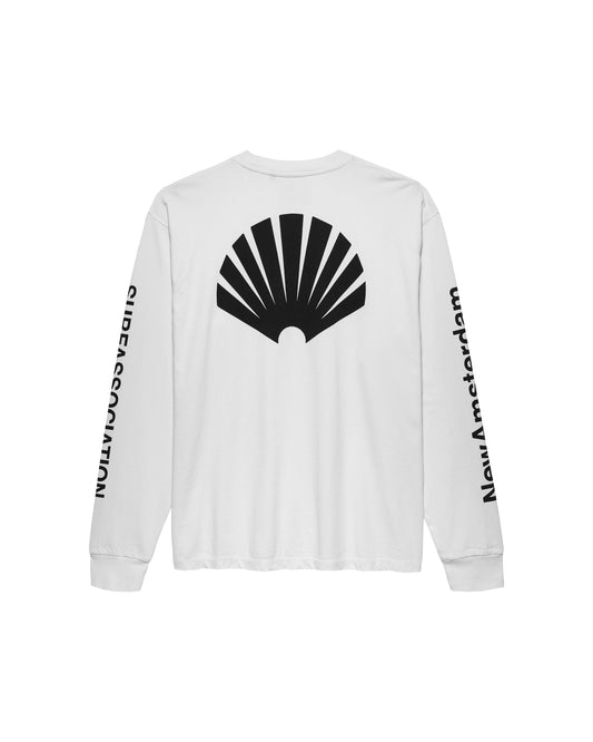 LOGO LONGSLEEVE WHITE/BLACK