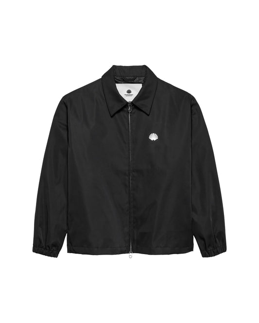 NYLON COACH JACKET BLACK