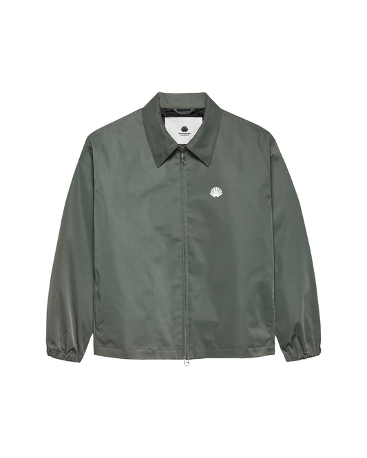 NYLON COACH JACKET SHARK GREEN